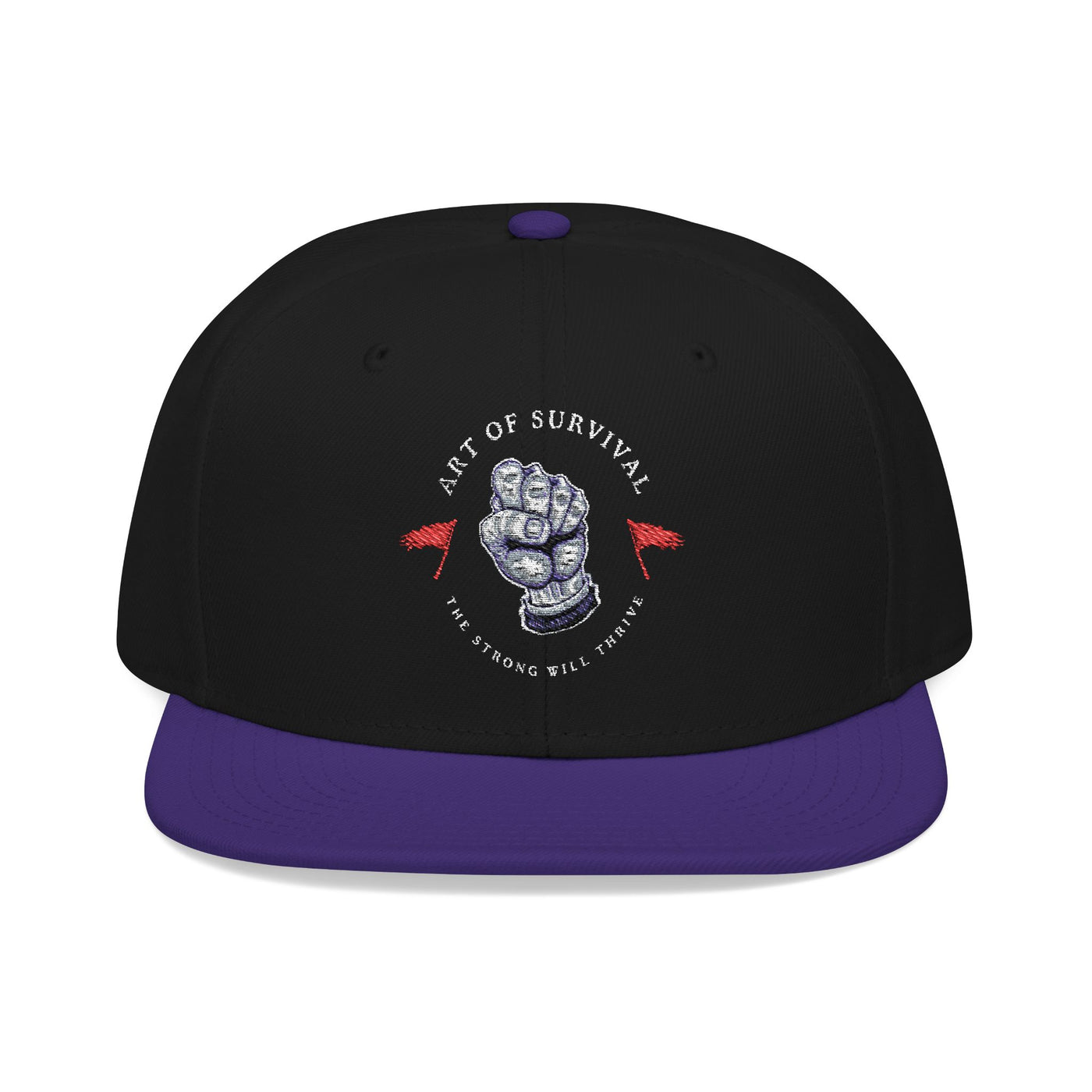 Snapback Cap - The Art of Survival Martial Arts Logo - Health & Fitness Lifestyle Brand