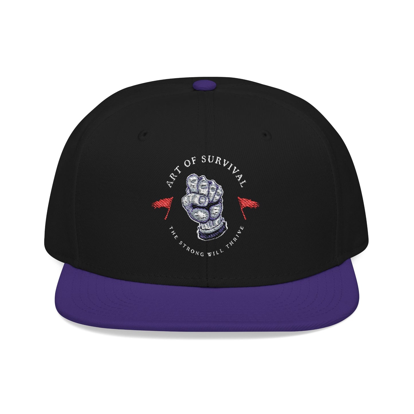 Snapback Cap - The Art of Survival Martial Arts Logo - Health & Fitness Lifestyle Brand