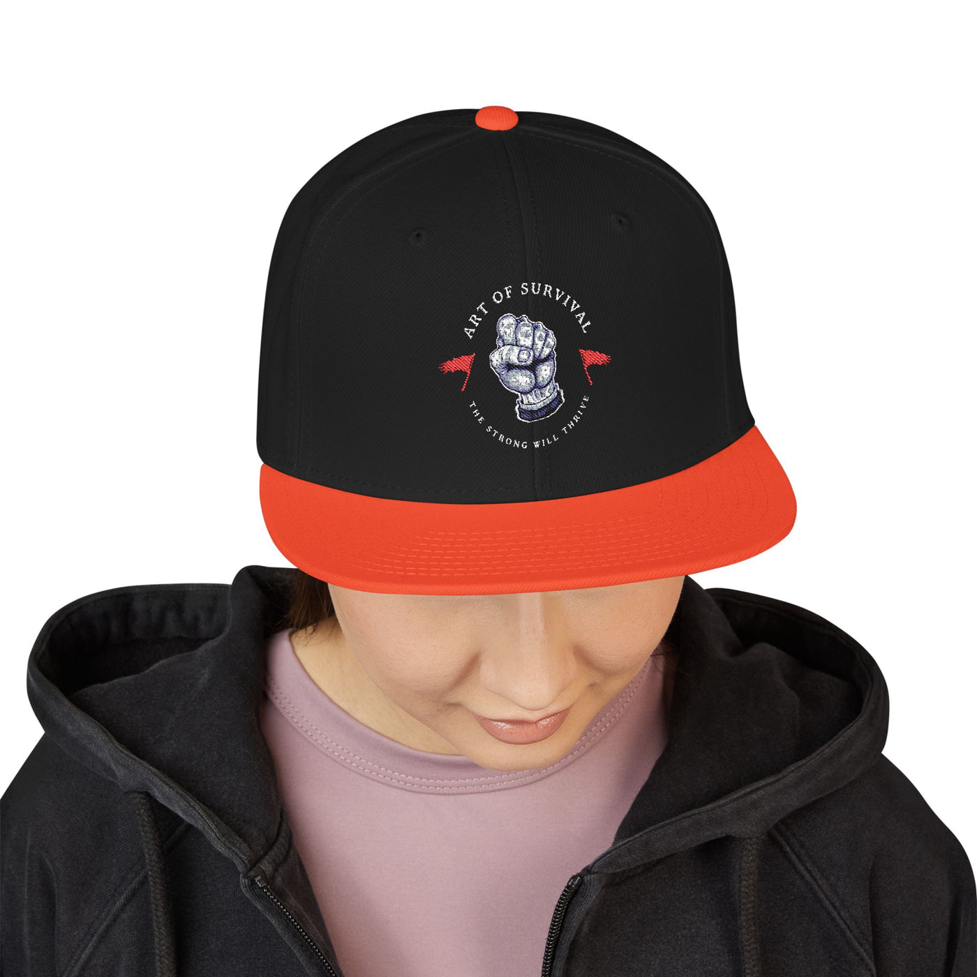 Snapback Cap - The Art of Survival Martial Arts Logo - Health & Fitness Lifestyle Brand