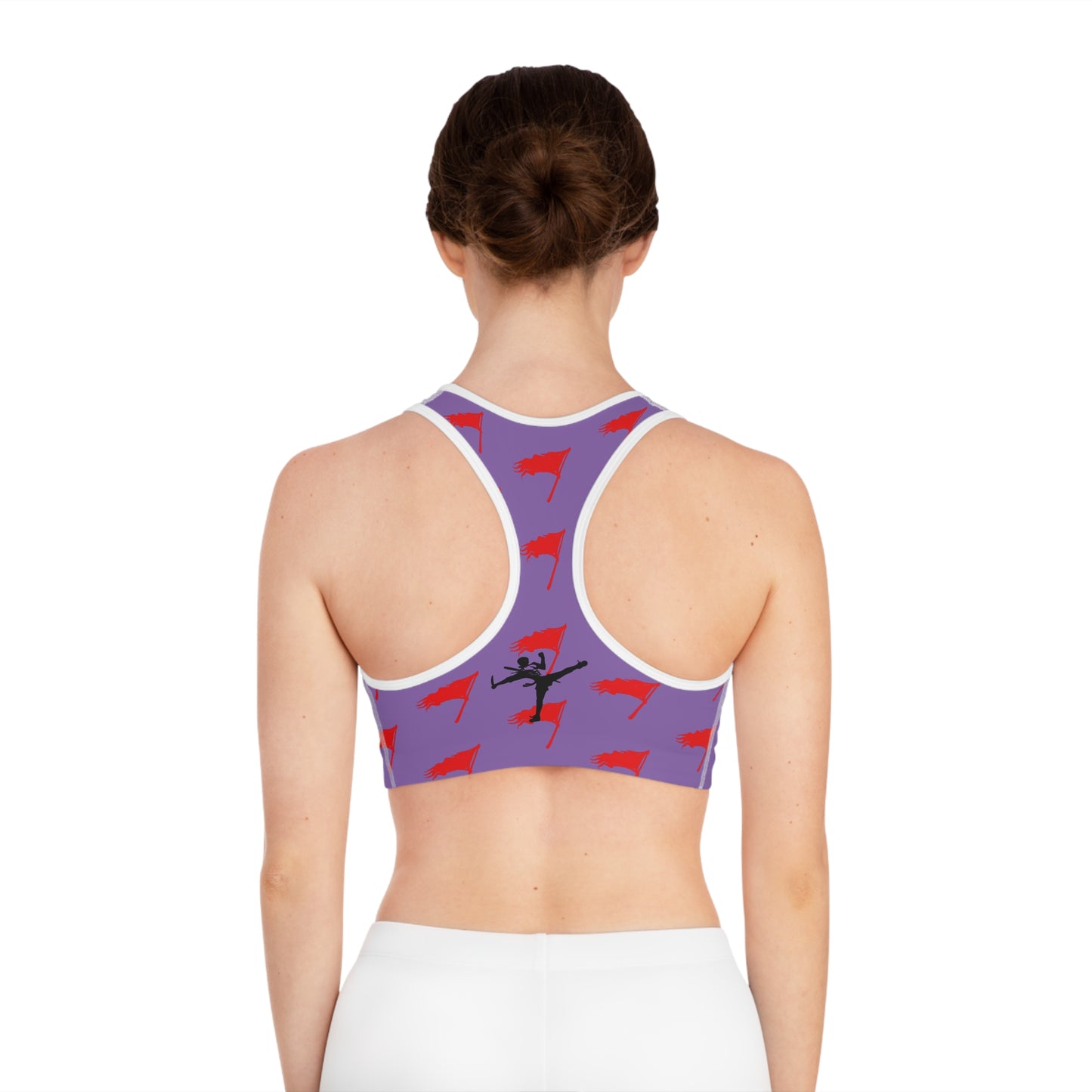 Sports Bra - The Art of Survival- Flag (All Over) Logo - Fitness - Brand