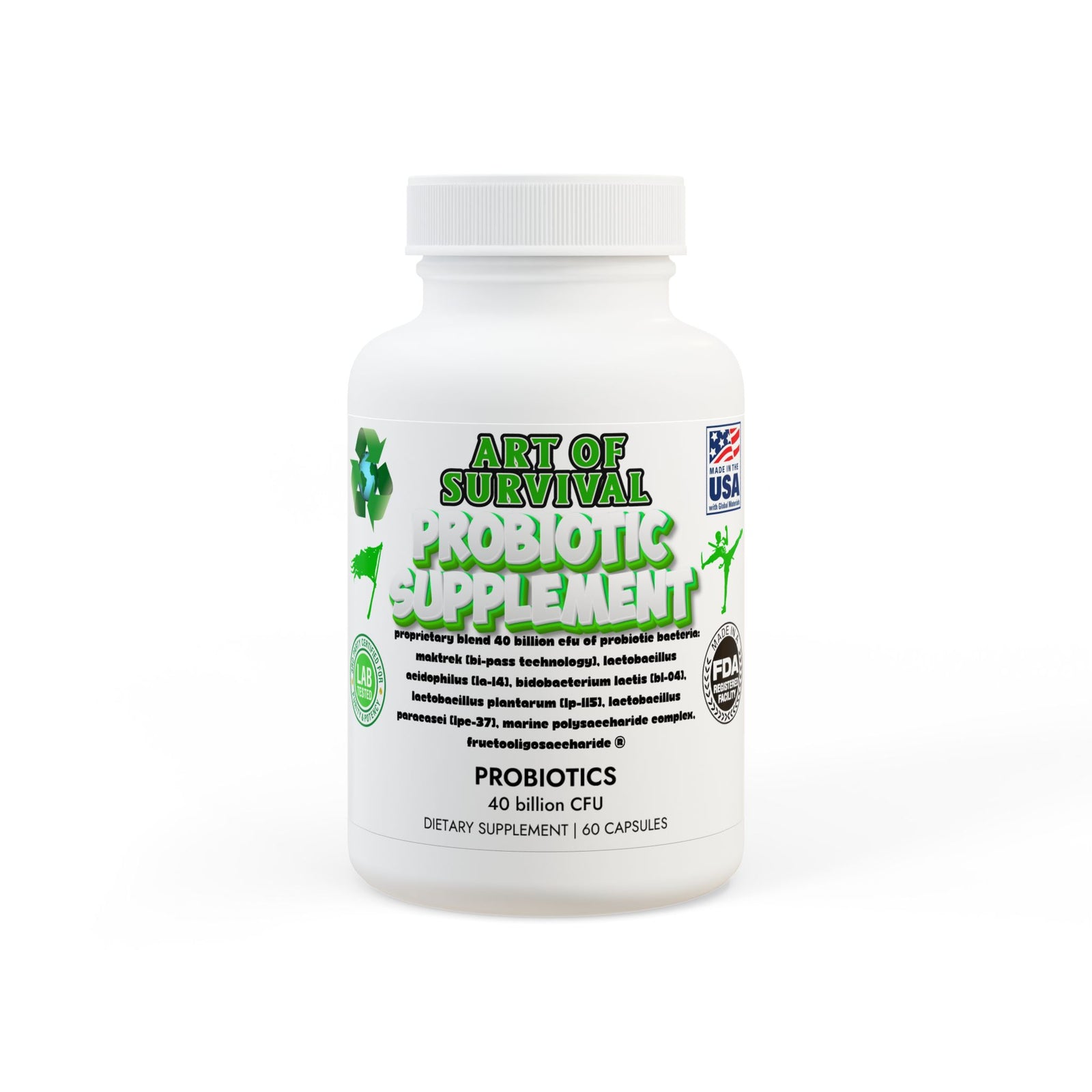 Probiotics Supplement (60 Capsules)