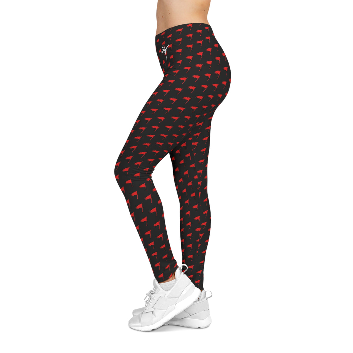Leggings - The Art of Survival - Flag (All Over) Logo - Fitness Apparel