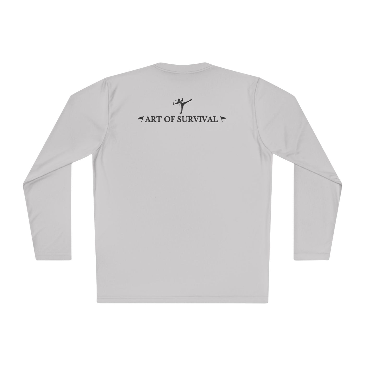 Long Sleeve Tee - "The Art of Survival" Fitness - Martial Arts - Activewear - Fist Design