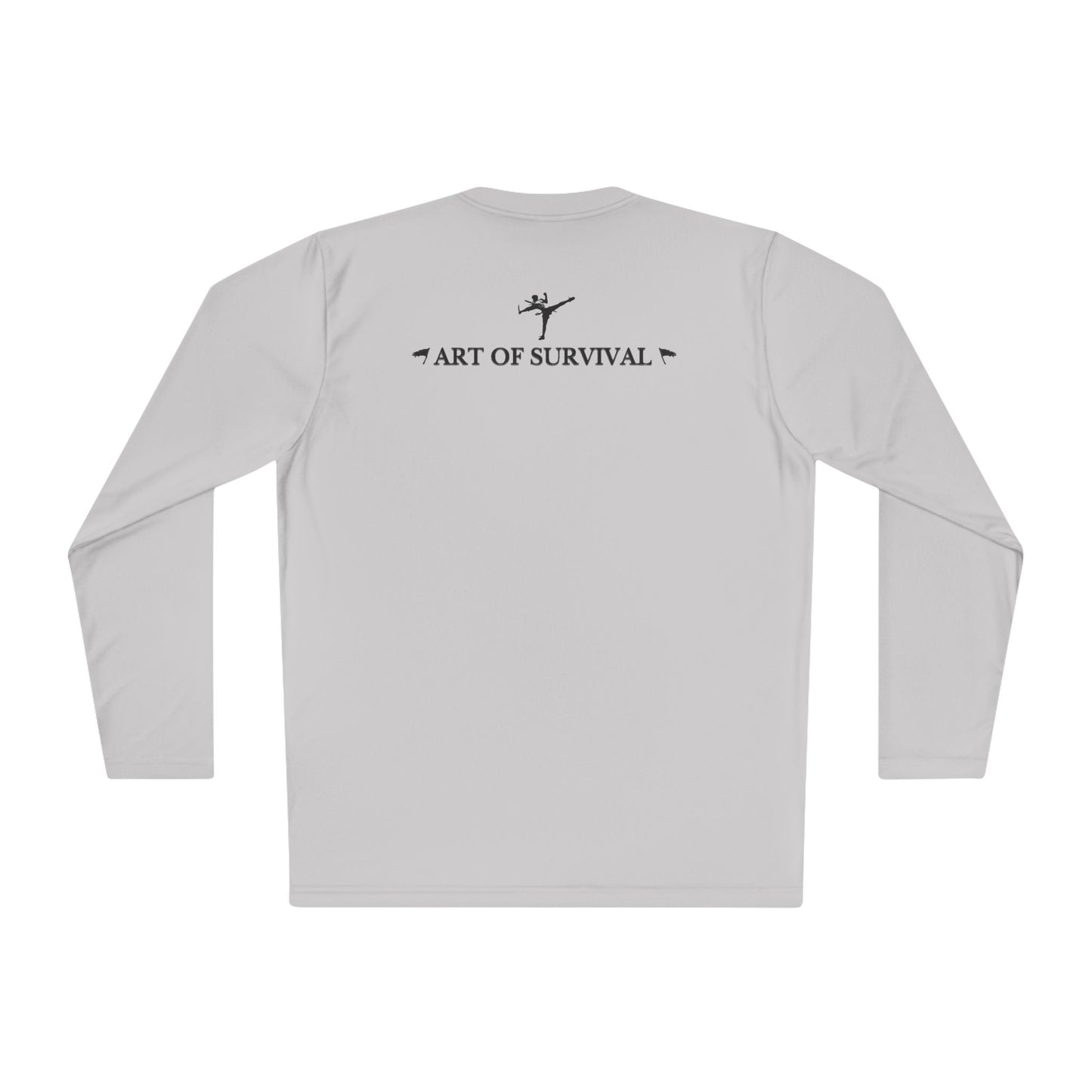Long Sleeve Tee - "The Art of Survival" Fitness - Martial Arts - Activewear - Fist Design