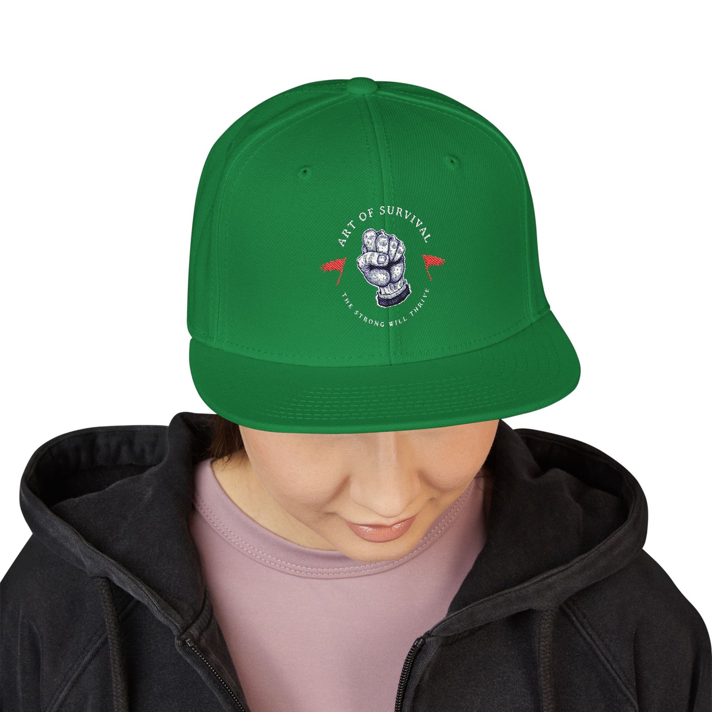 Snapback Cap - The Art of Survival Martial Arts Logo - Health & Fitness Lifestyle Brand