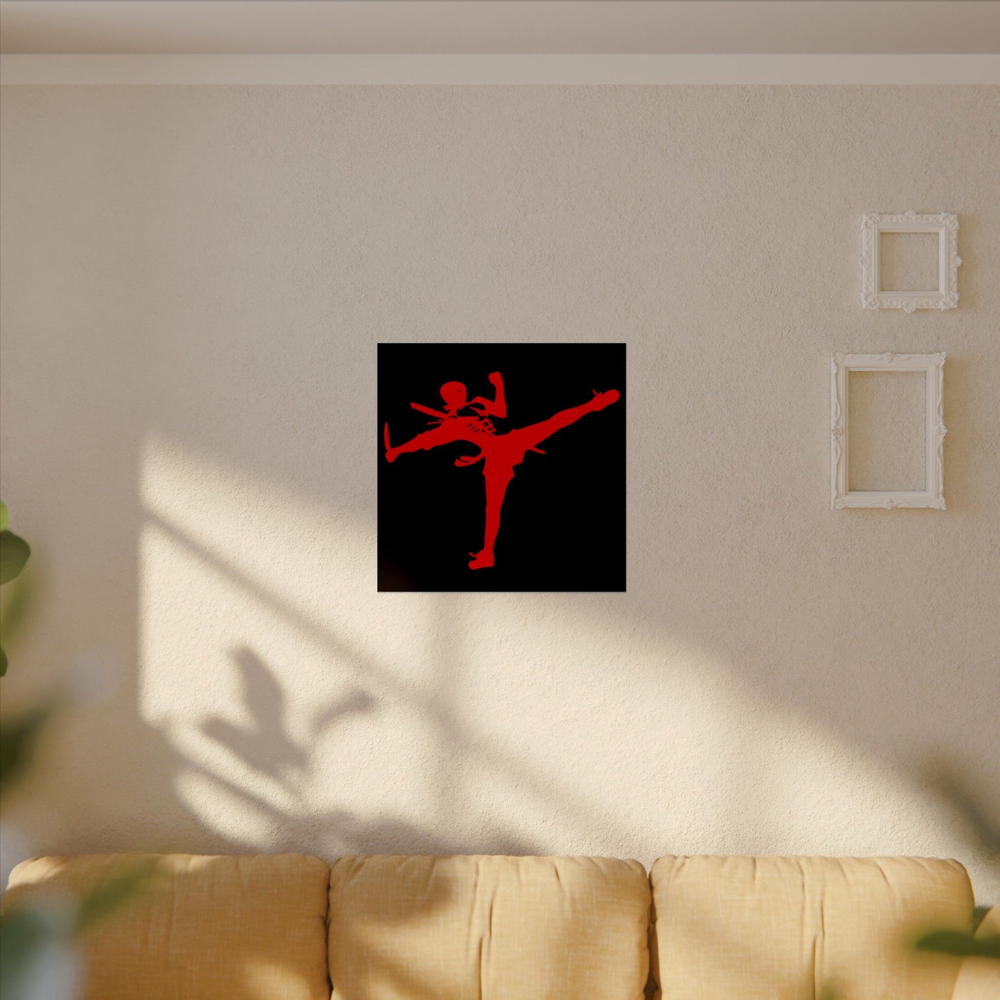 Art of Survival "Ninja-man" Textured Watercolor Matte Posters