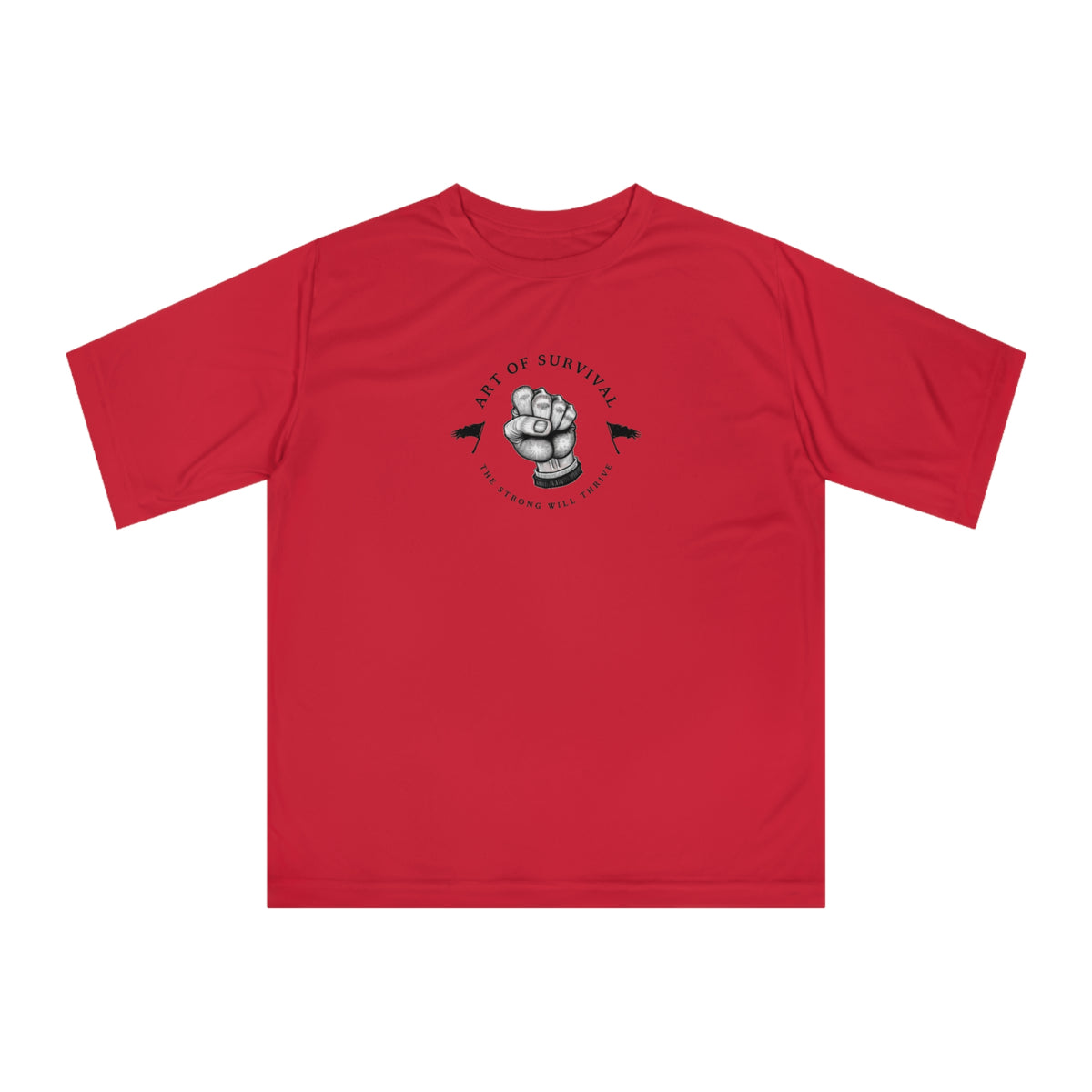 Martial Arts Logo Performance T-shirt - The Art of Survival - Fist