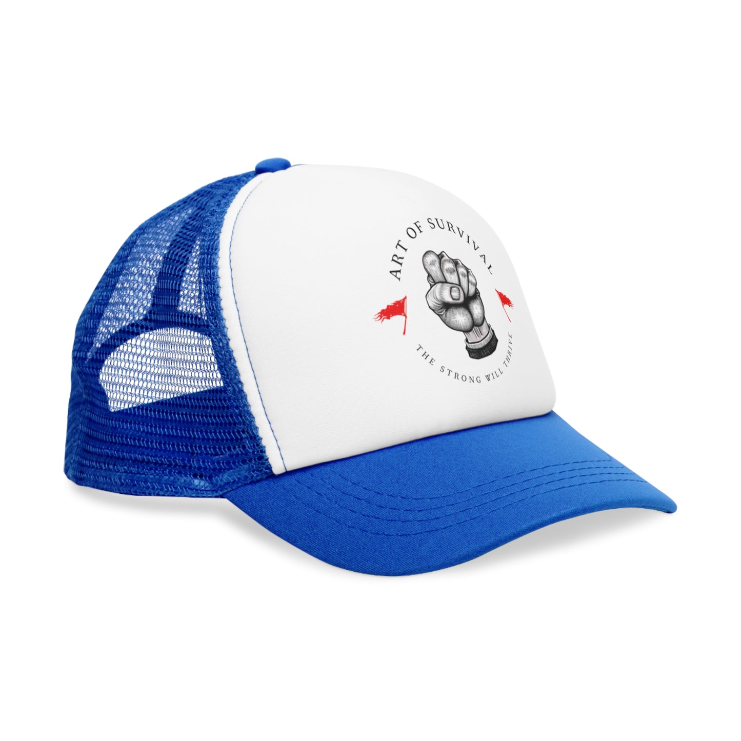 Art of Survival Mesh Cap - The Strong Will Thrive Trucker Hat