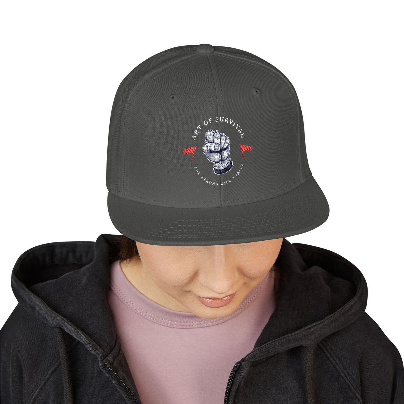 Snapback Cap - The Art of Survival Martial Arts Logo - Health & Fitness Lifestyle Brand