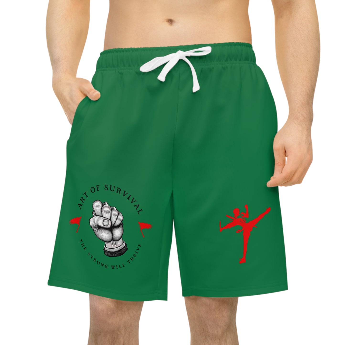 Athletic Shorts - The Art of Survival - Martial Arts and Fitness Lifestyle Brand
