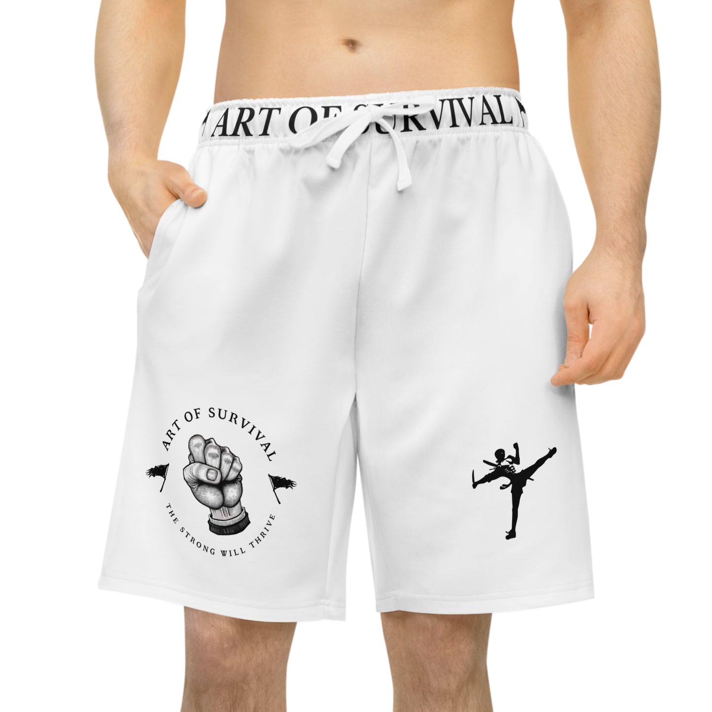 Athletic Shorts - The Art of Survival - Martial Arts and Fitness Lifestyle Brand