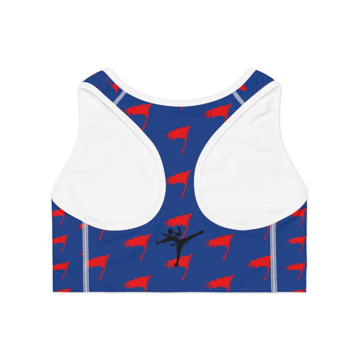 Sports Bra - The Art of Survival- Flag (All Over) Logo - Fitness - Brand