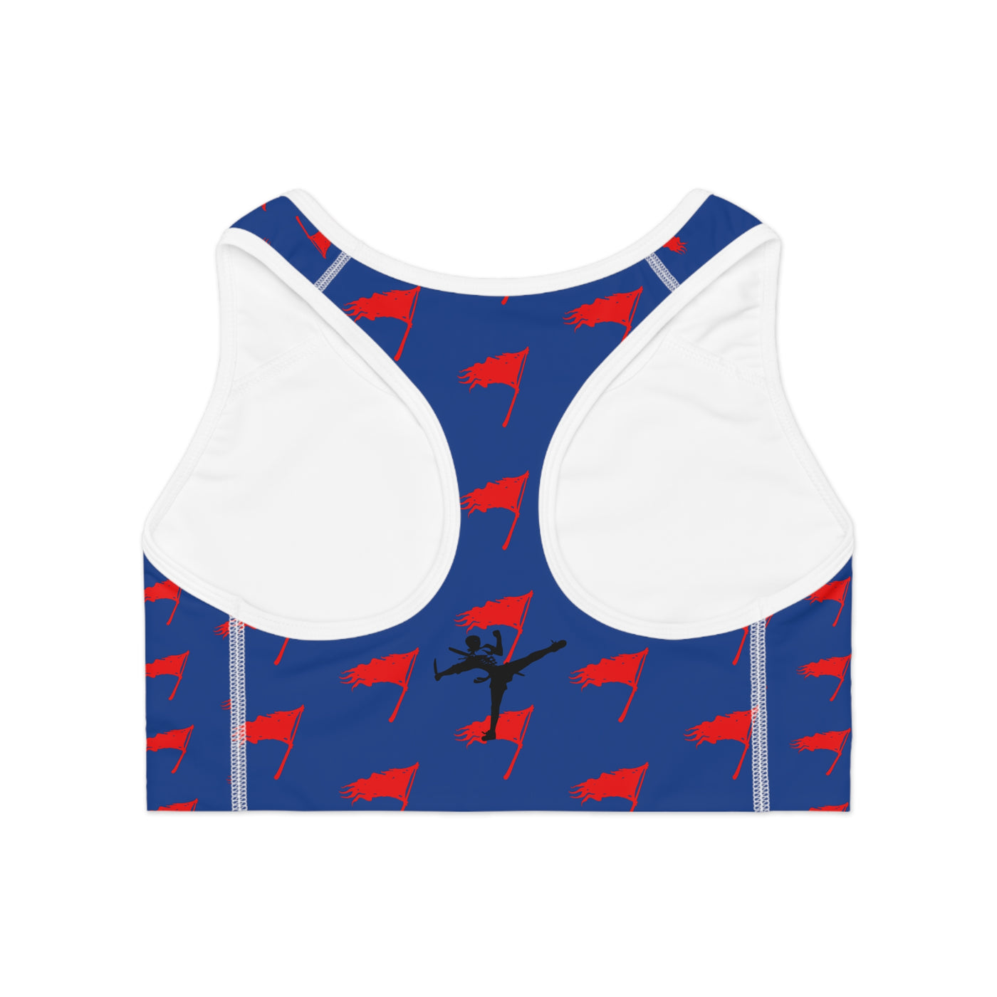 Sports Bra - The Art of Survival- Flag (All Over) Logo - Fitness - Brand
