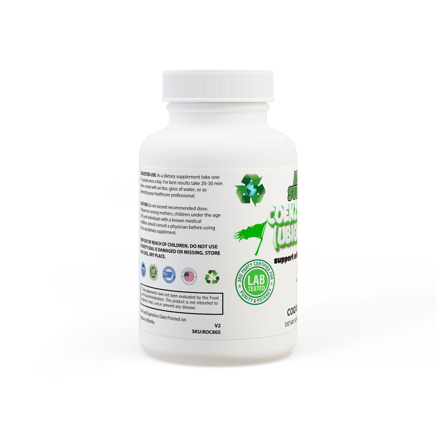 CoQ10 (Ubiquinone) Supplement (30 Capsules)