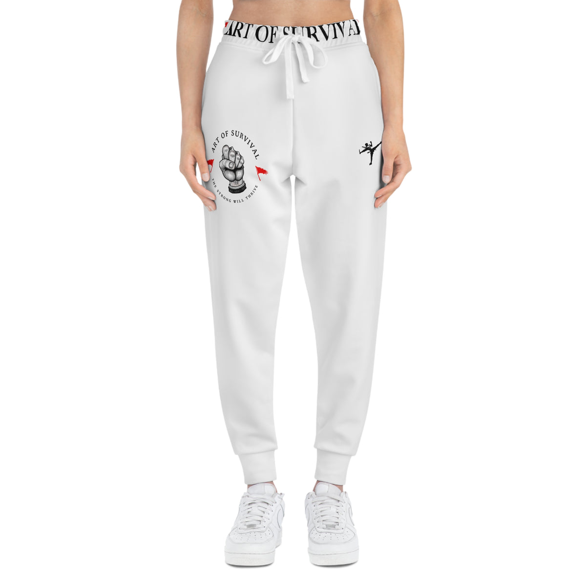 Athletic Joggers - Art of Survival - Fist Logo - Fitness Brand