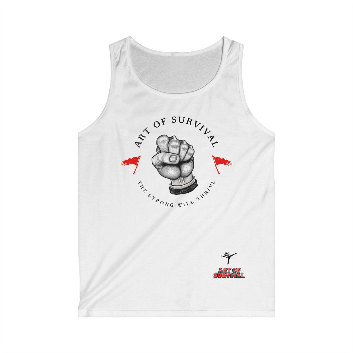 Tank Top - The Art of Survival - Martial Arts - Men's Softstyle - Tank Top