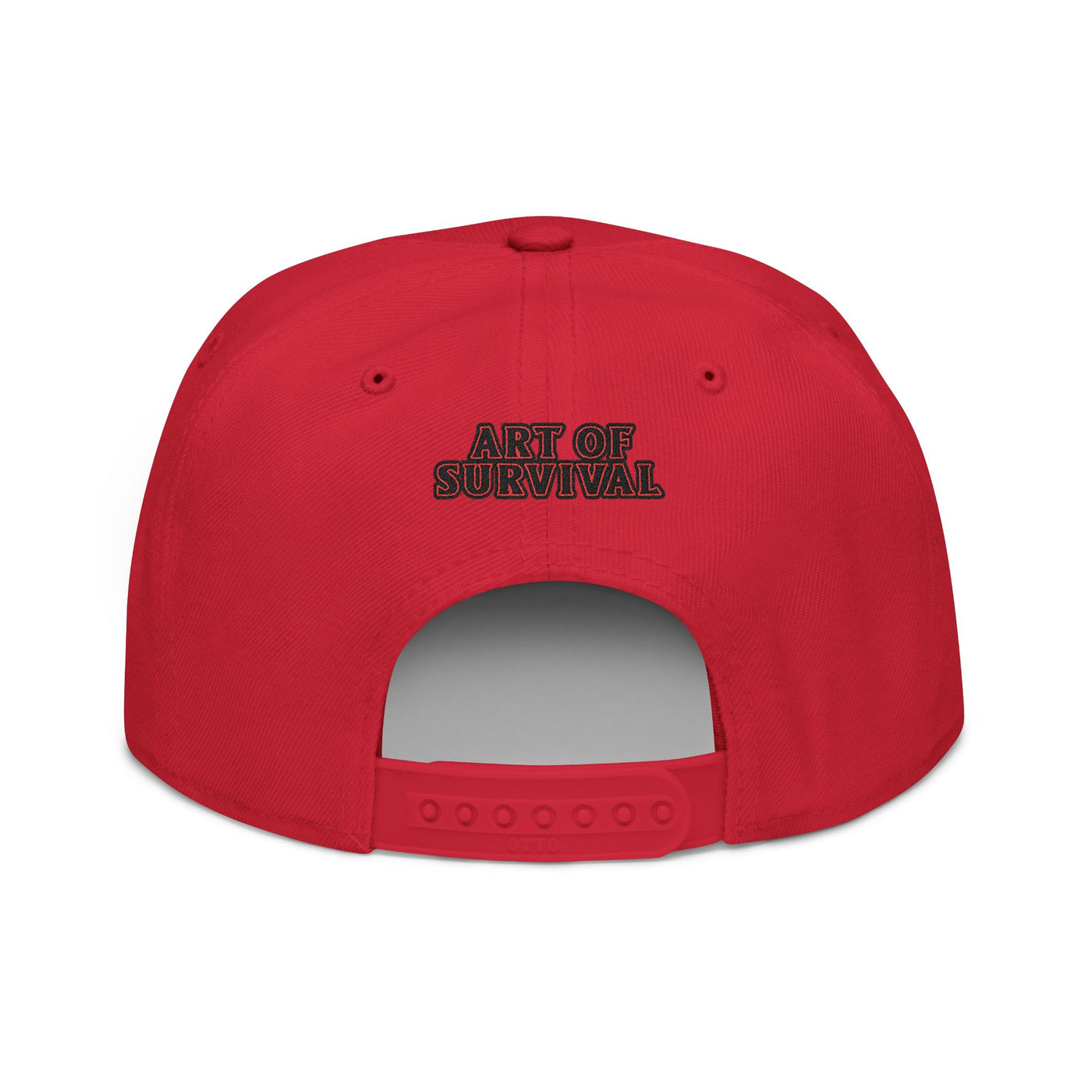 Snapback Cap - The Art of Survival Fist Logo Embroidery Hat - Martial Arts Fitness Longevity Apparel
