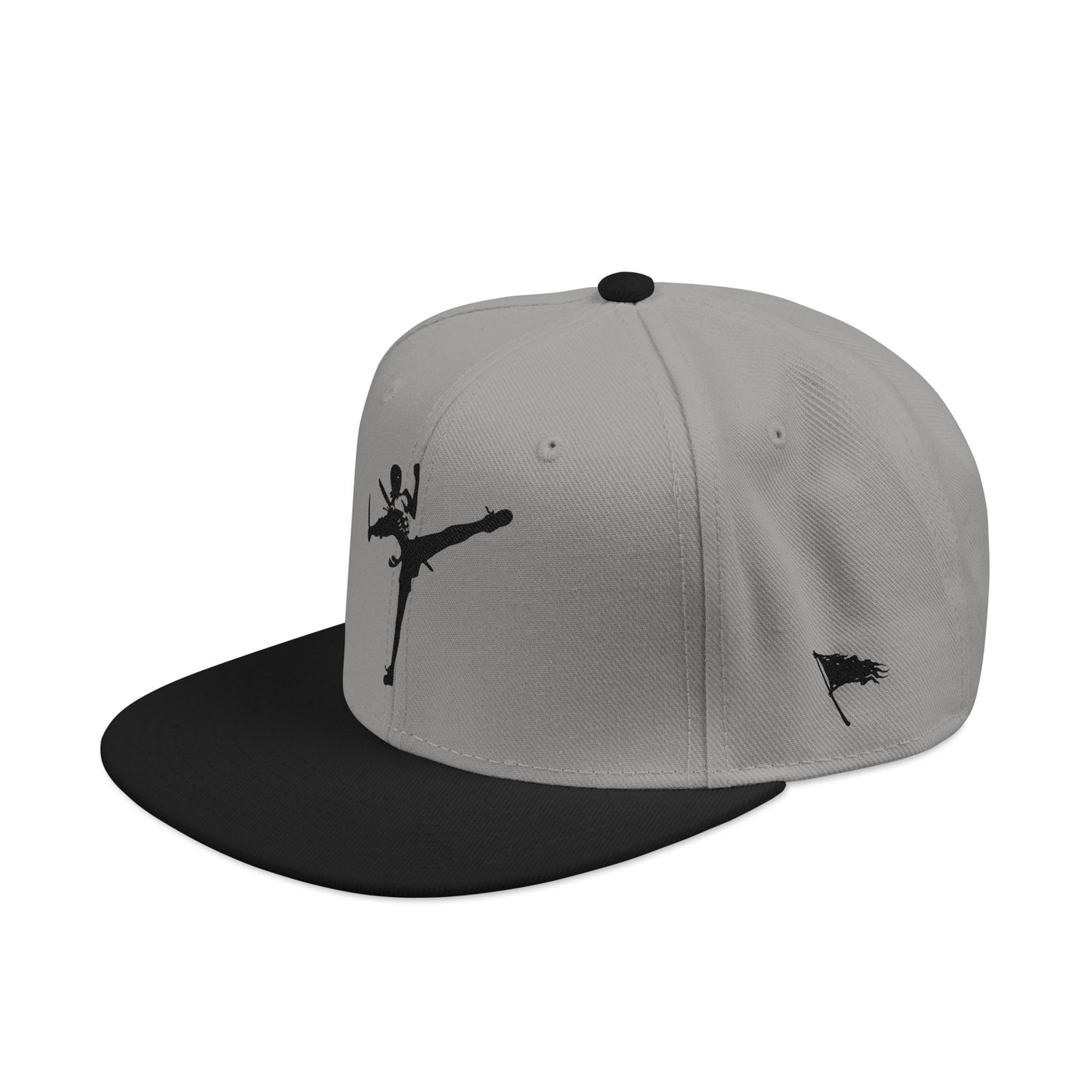 Snapback Cap - Art of Survival Ninja man Logo Embroidery Hat - Martial Arts Fitness Longevity Apparel