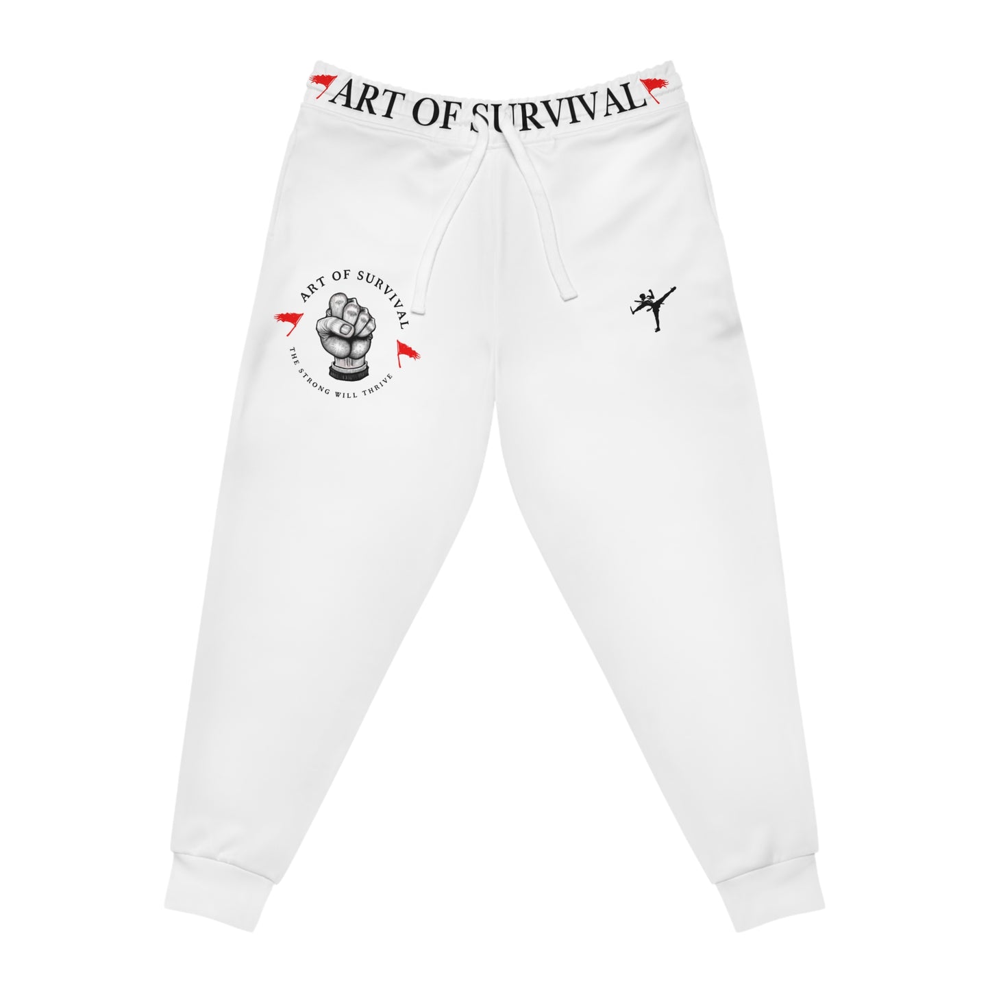 Athletic Joggers - Art of Survival - Fist Logo - Fitness Brand