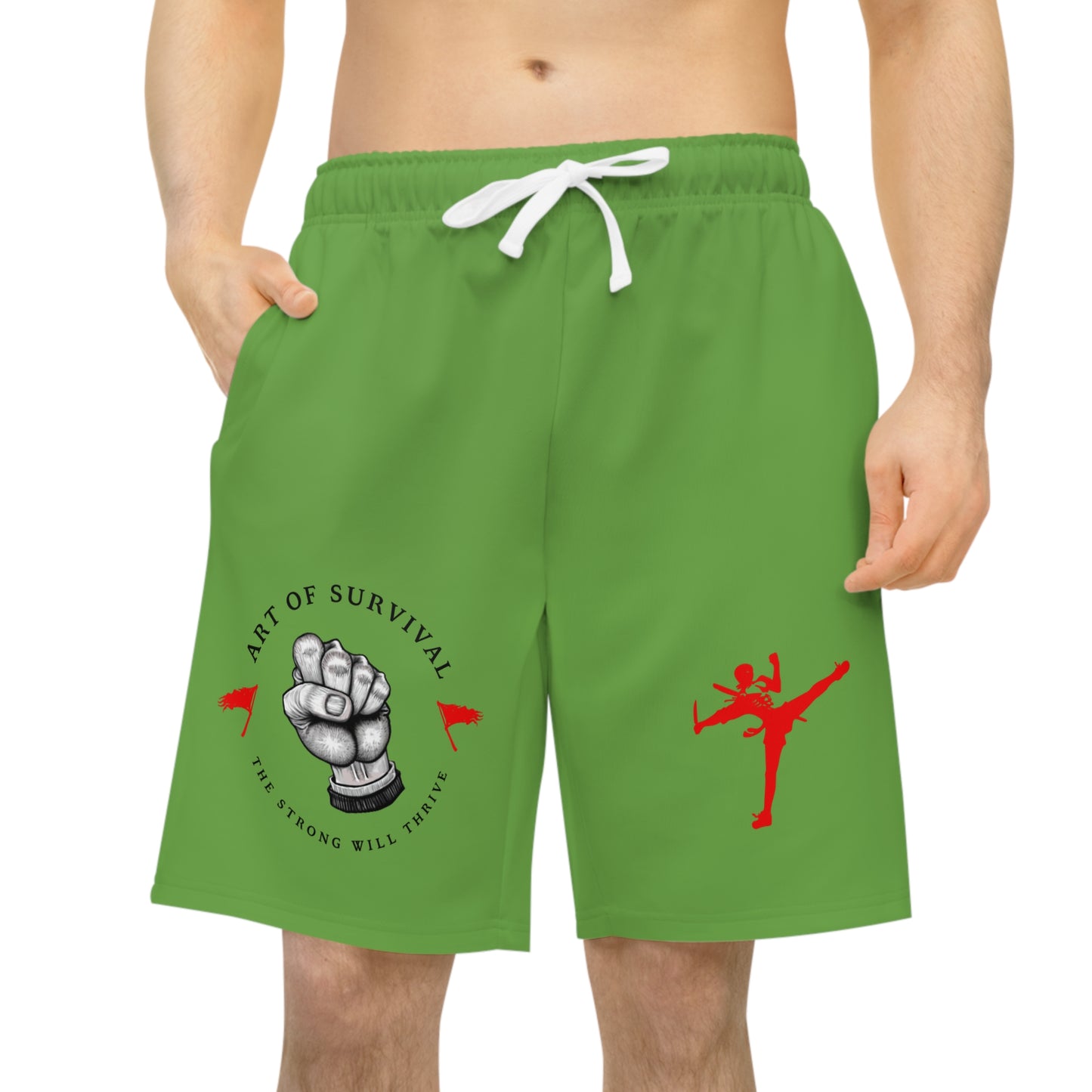 Athletic Shorts - The Art of Survival - Martial Arts and Fitness Lifestyle Brand