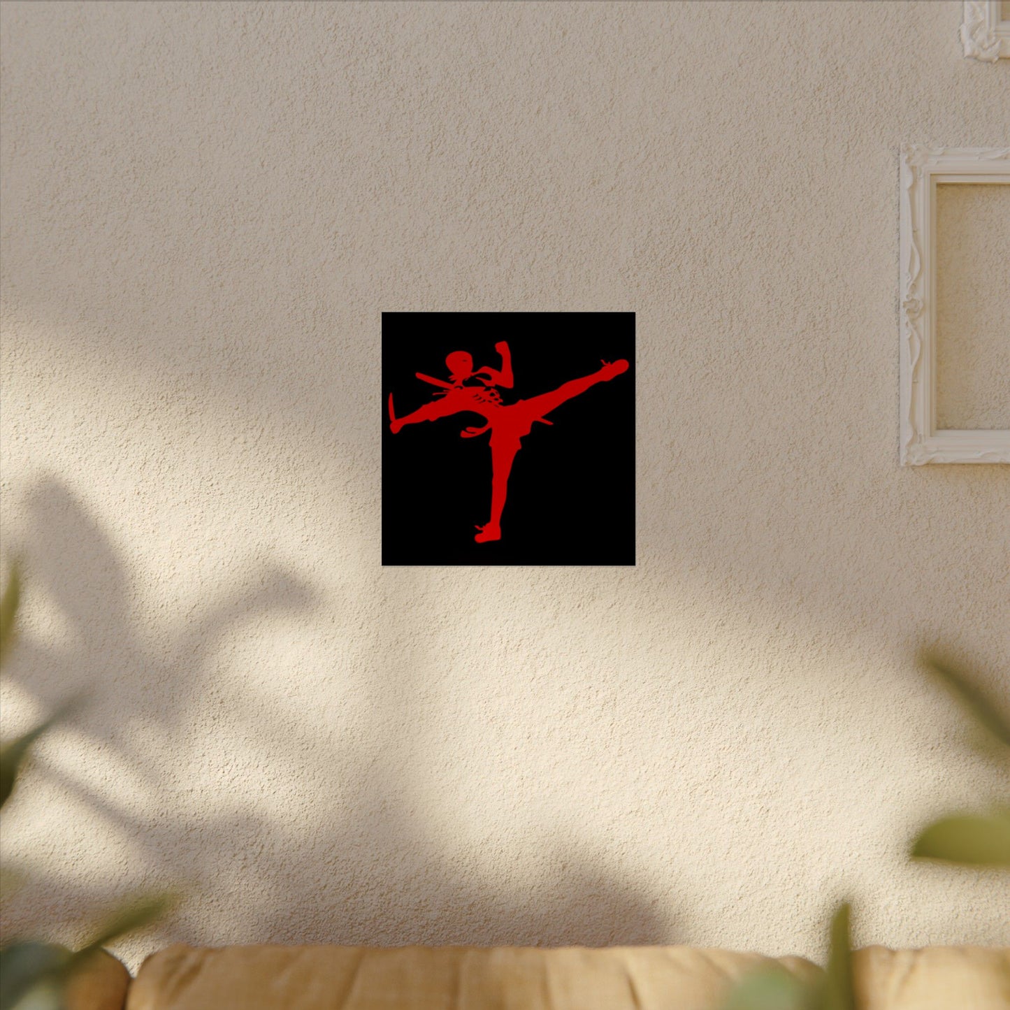 Art of Survival "Ninja-man" Textured Watercolor Matte Posters