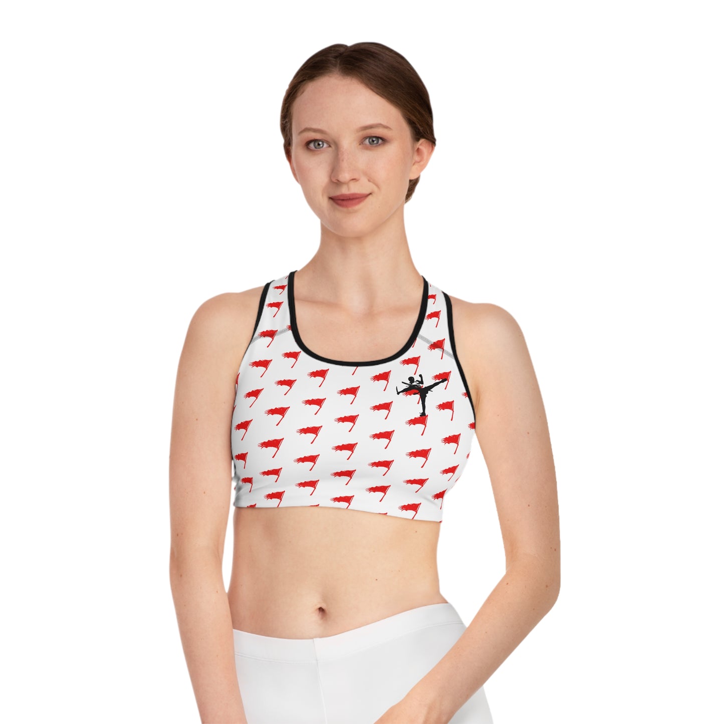Sports Bra - The Art of Survival - Flag (All Over) Logo - Fitness - Brand