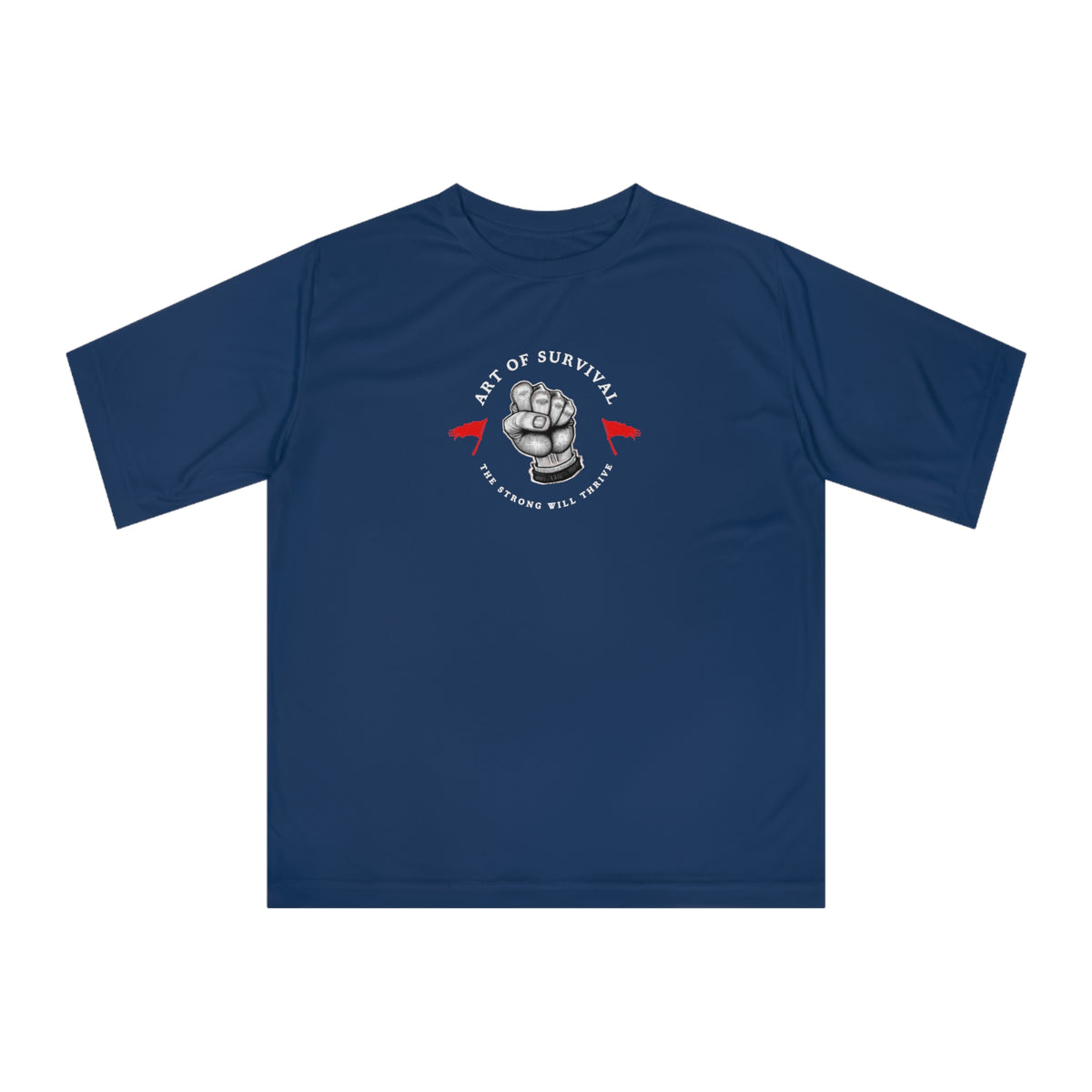 Martial Arts Logo Performance T-shirt - The Art of Survival - Fist