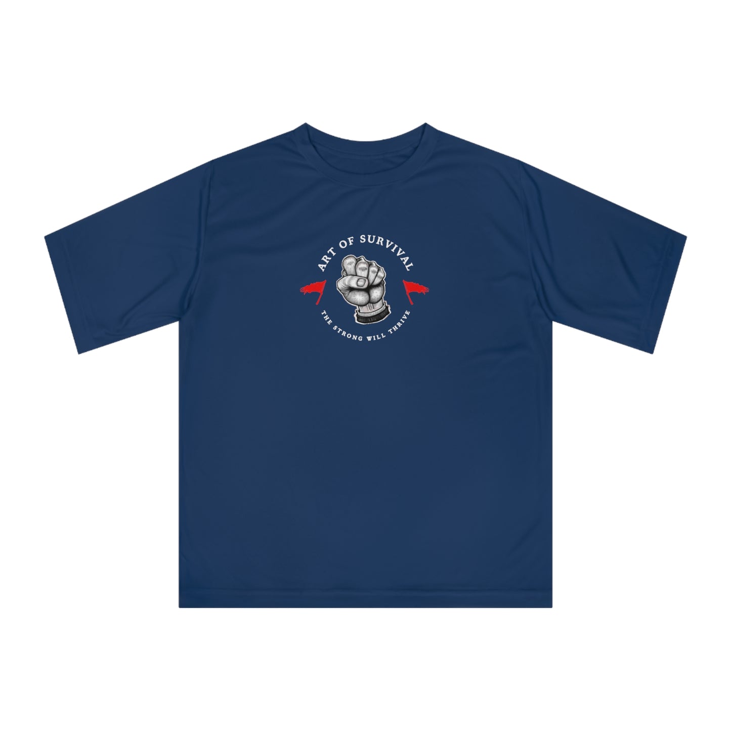 Martial Arts Logo Performance T-shirt - The Art of Survival - Fist