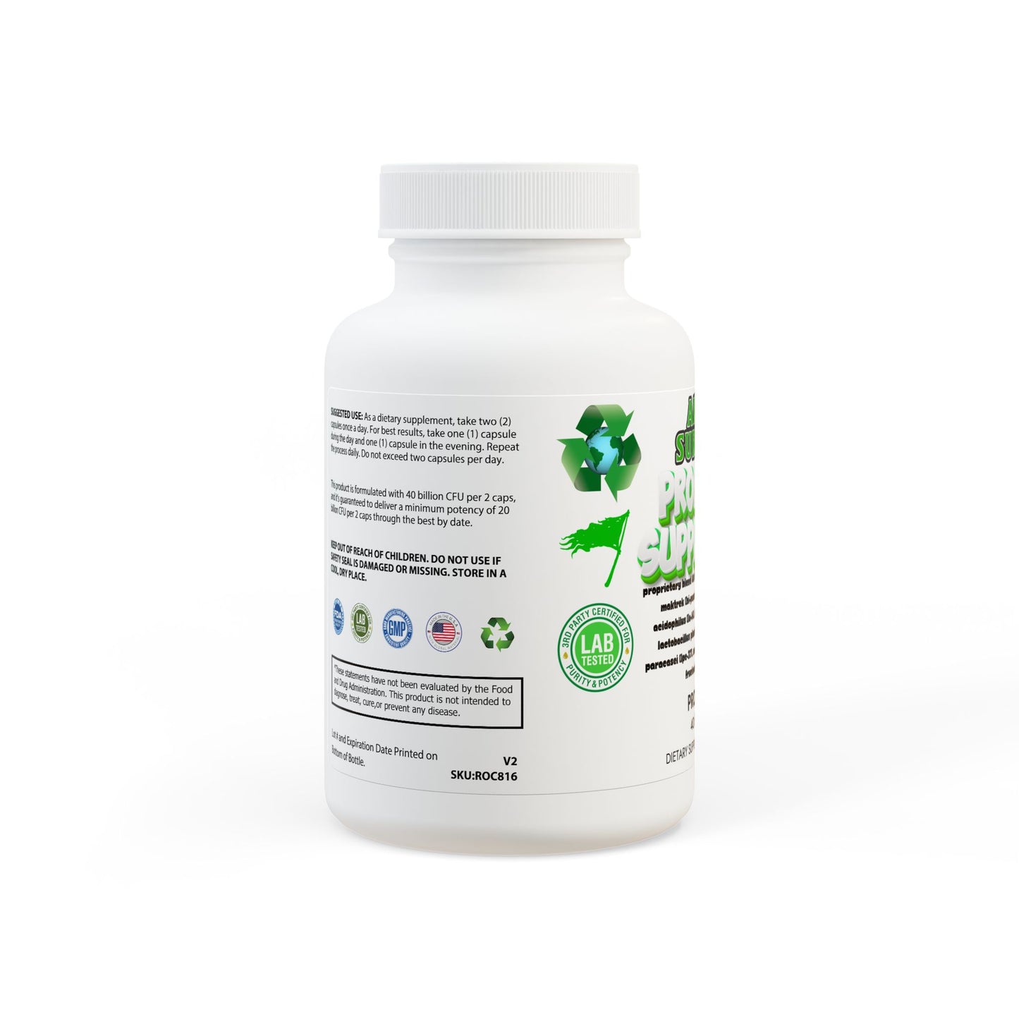 Probiotics Supplement (60 Capsules)