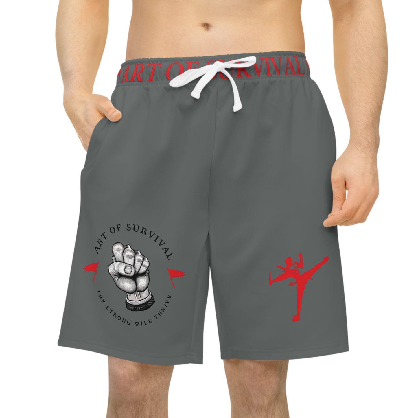 Athletic Shorts - The Art of Survival - Martial Arts and Fitness Lifestyle Brand