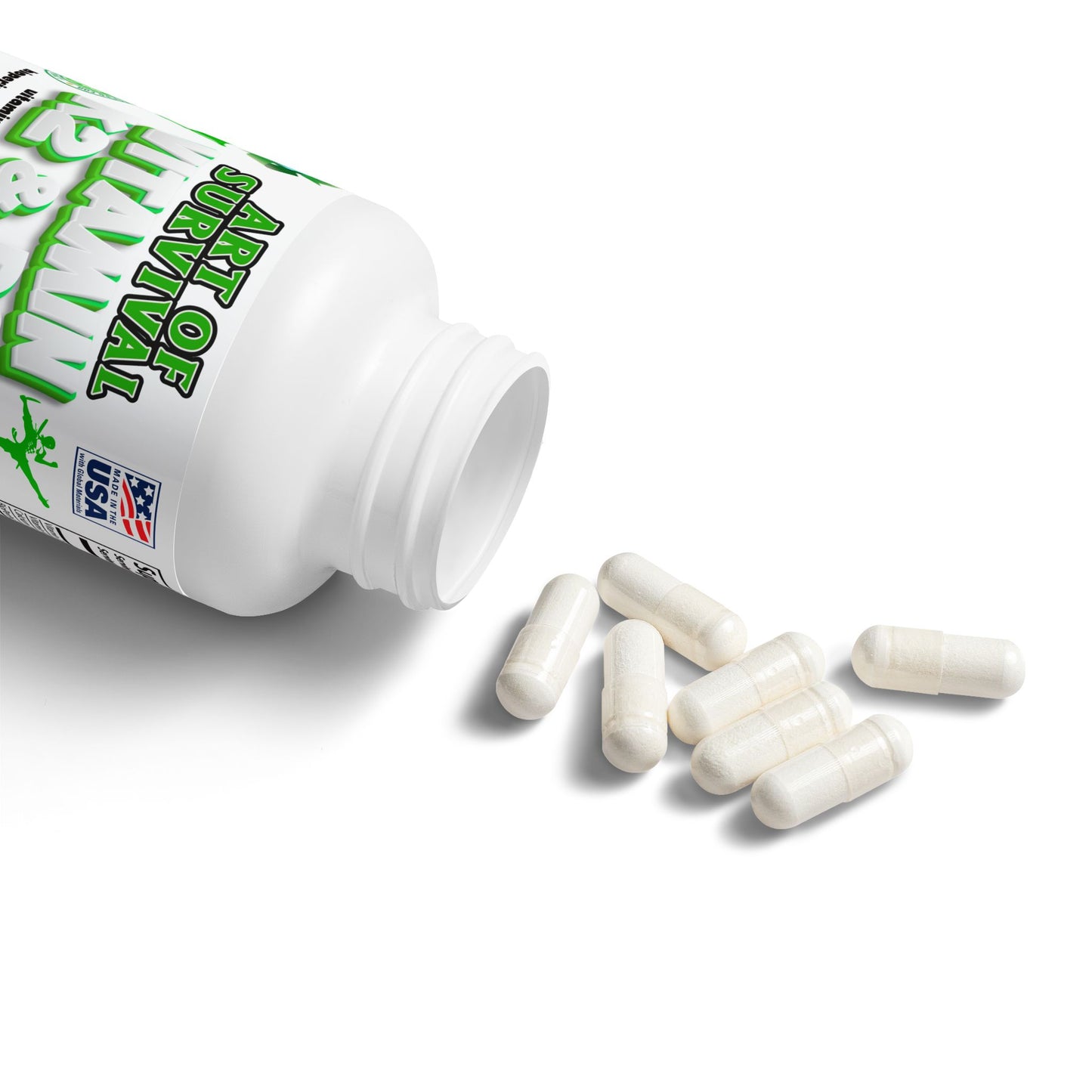 Vitamin K2 + D3 Supplement (60 Capsules)