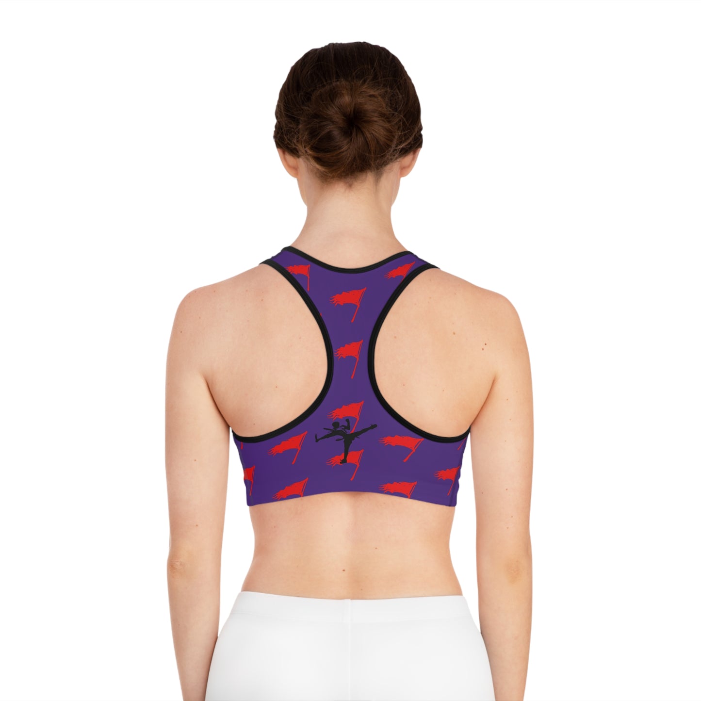 Sports Bra - The Art of Survival- Flag (All Over) Logo - Fitness - Brand