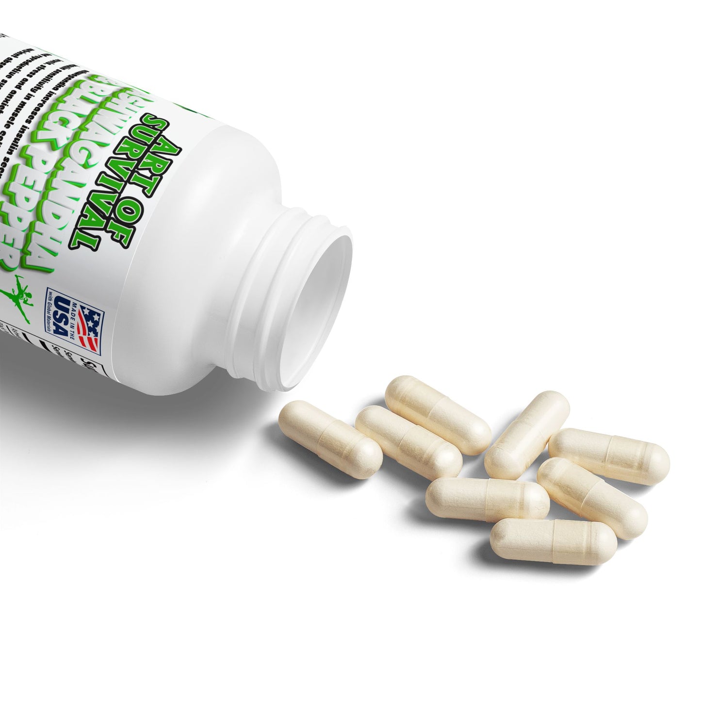 Ashwagandha and Black Pepper Supplement (60 capsules)