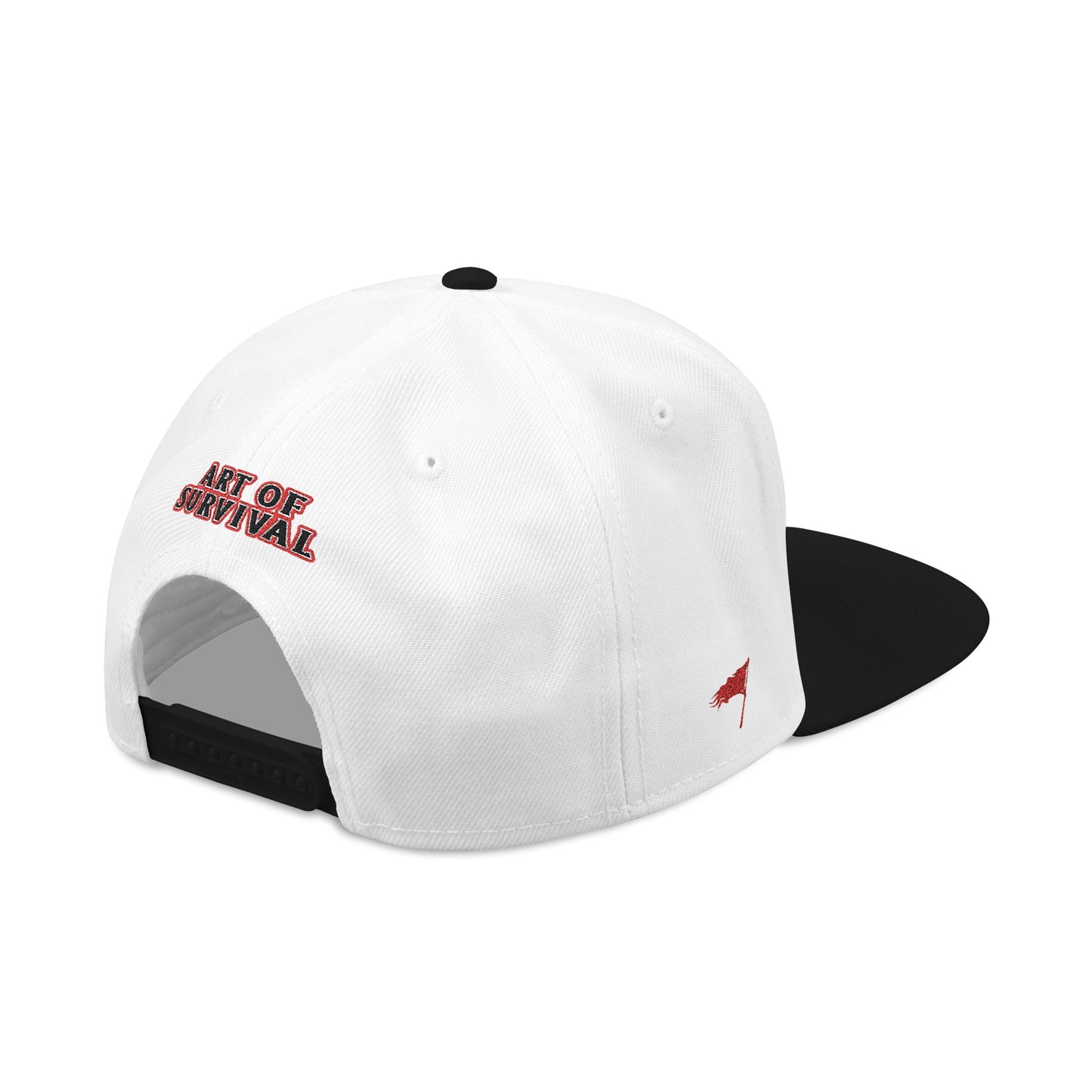 Snapback Cap - Art of Survival Ninja man Logo Embroidery Hat - Martial Arts Fitness Longevity Apparel