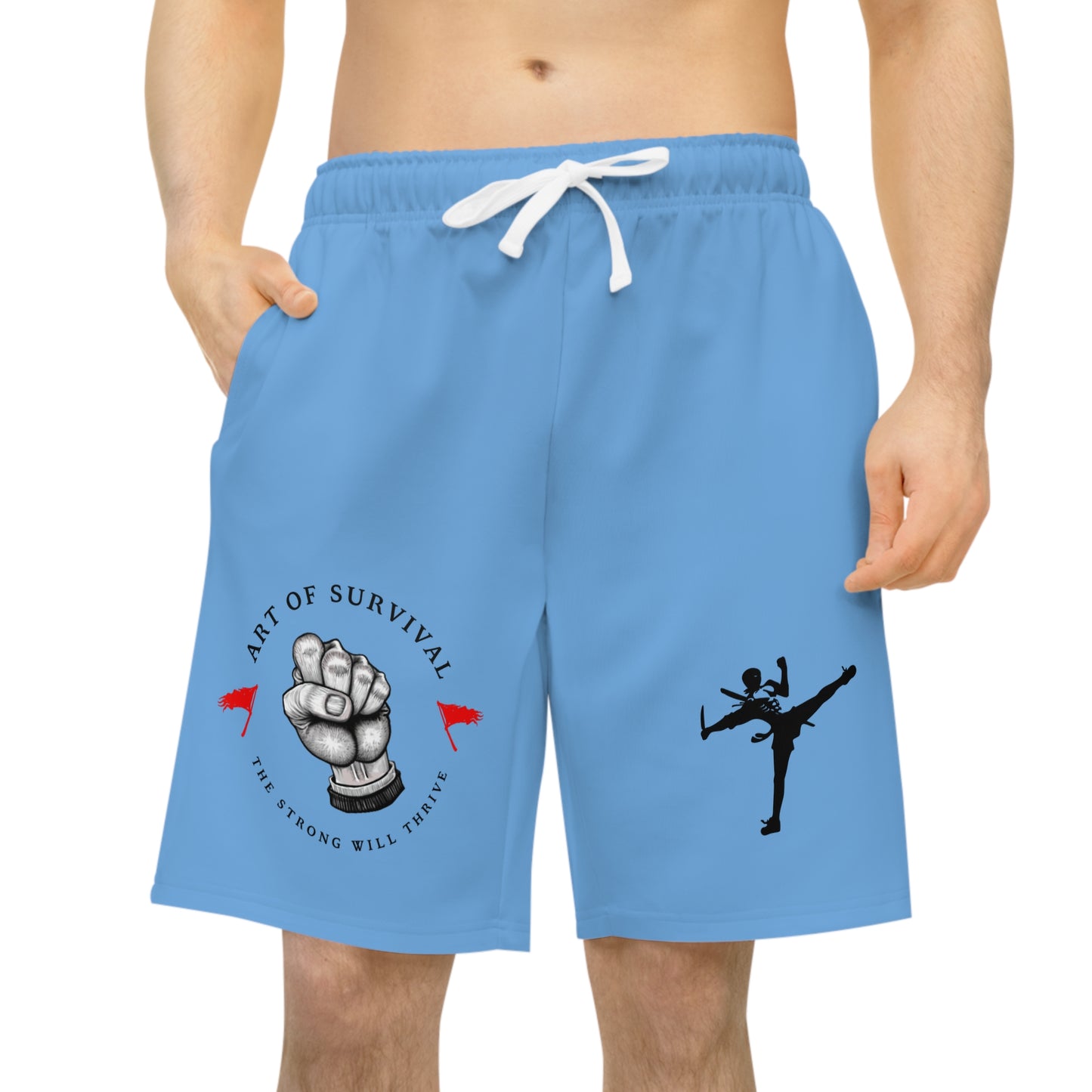 Athletic Shorts - The Art of Survival - Martial Arts and Fitness Lifestyle Brand