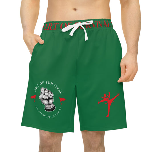 Athletic Shorts - The Art of Survival - Martial Arts and Fitness Lifestyle Brand