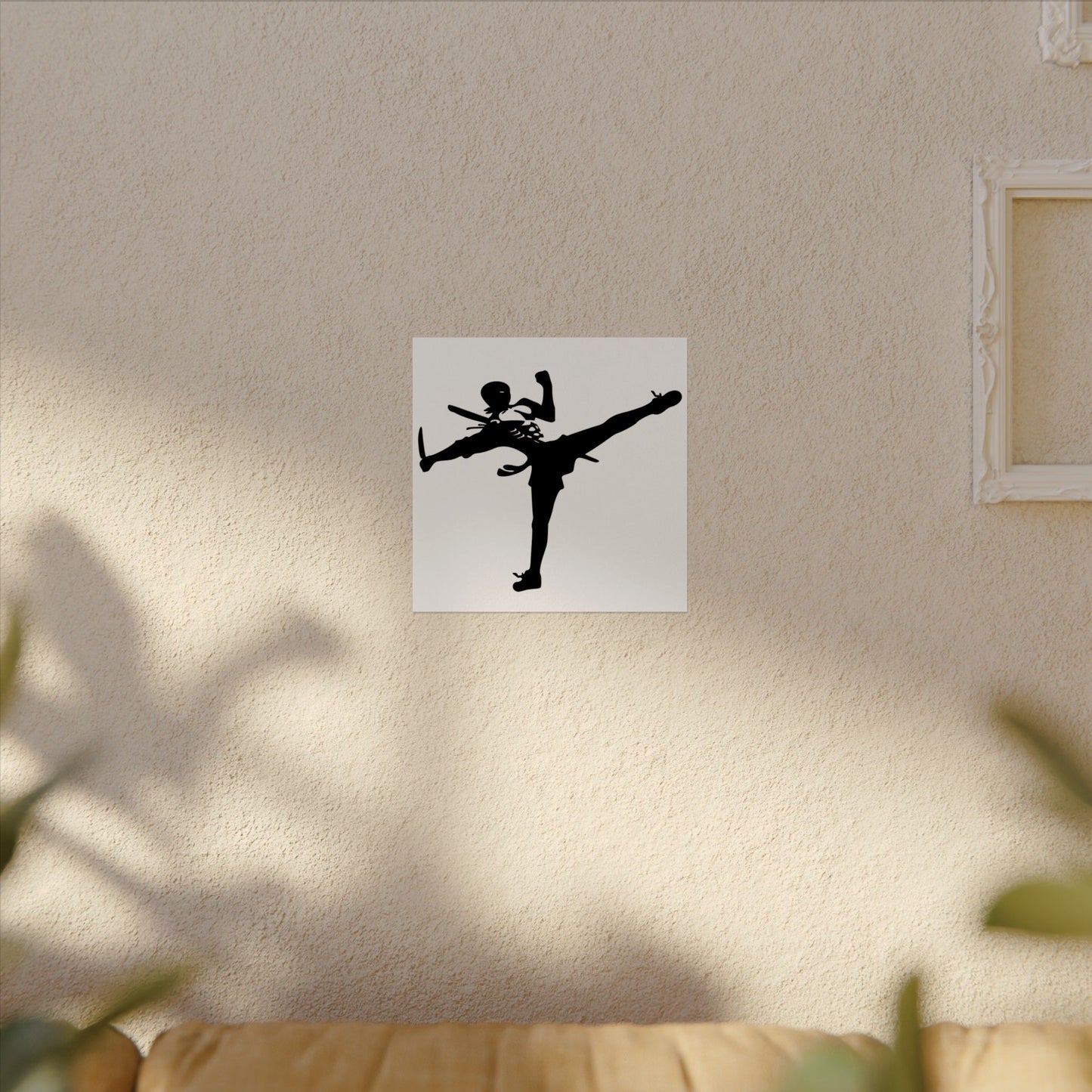 Art of Survival "Ninja-Man" Textured Watercolor Matte Posters