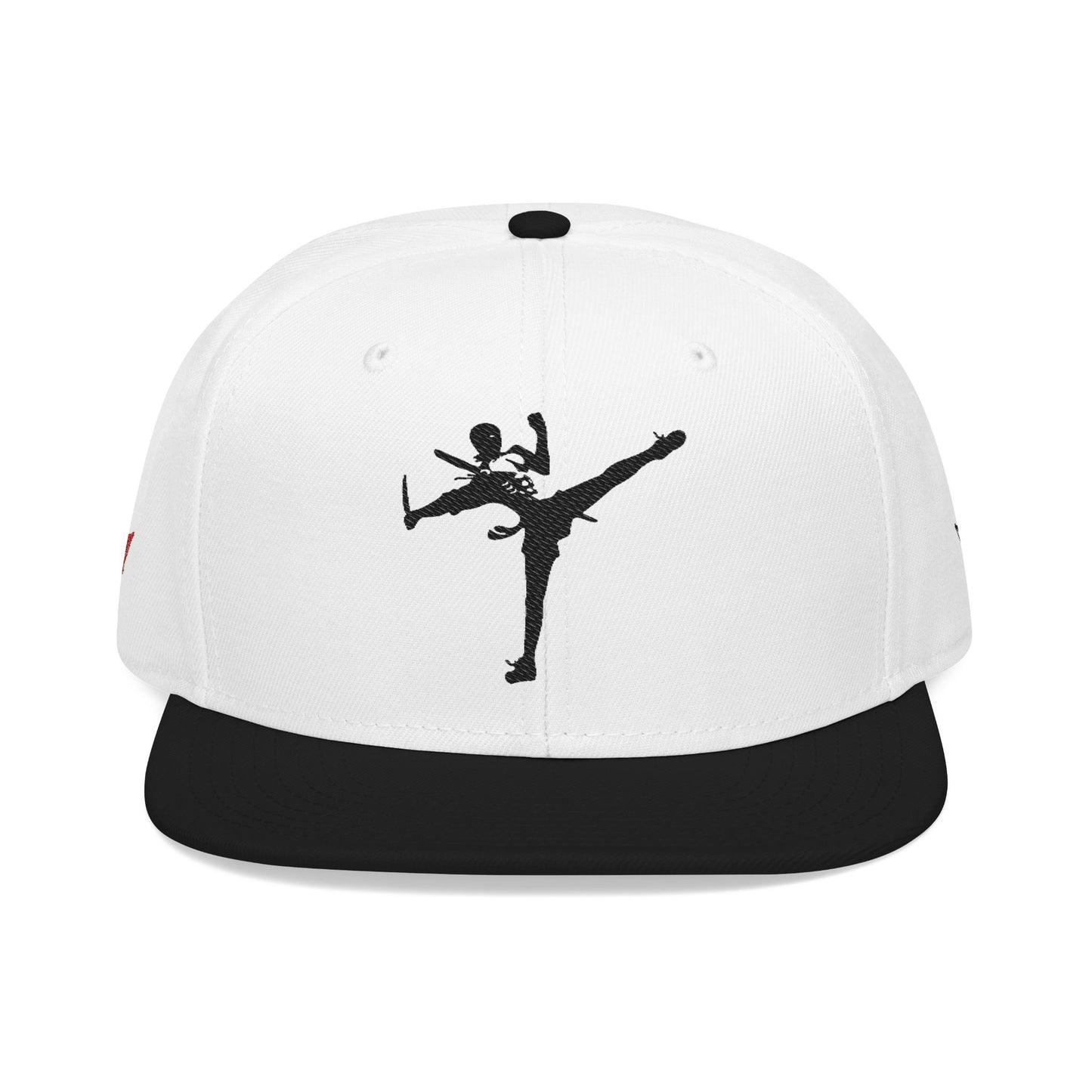 Snapback Cap - Art of Survival Ninja man Logo Embroidery Hat - Martial Arts Fitness Longevity Apparel