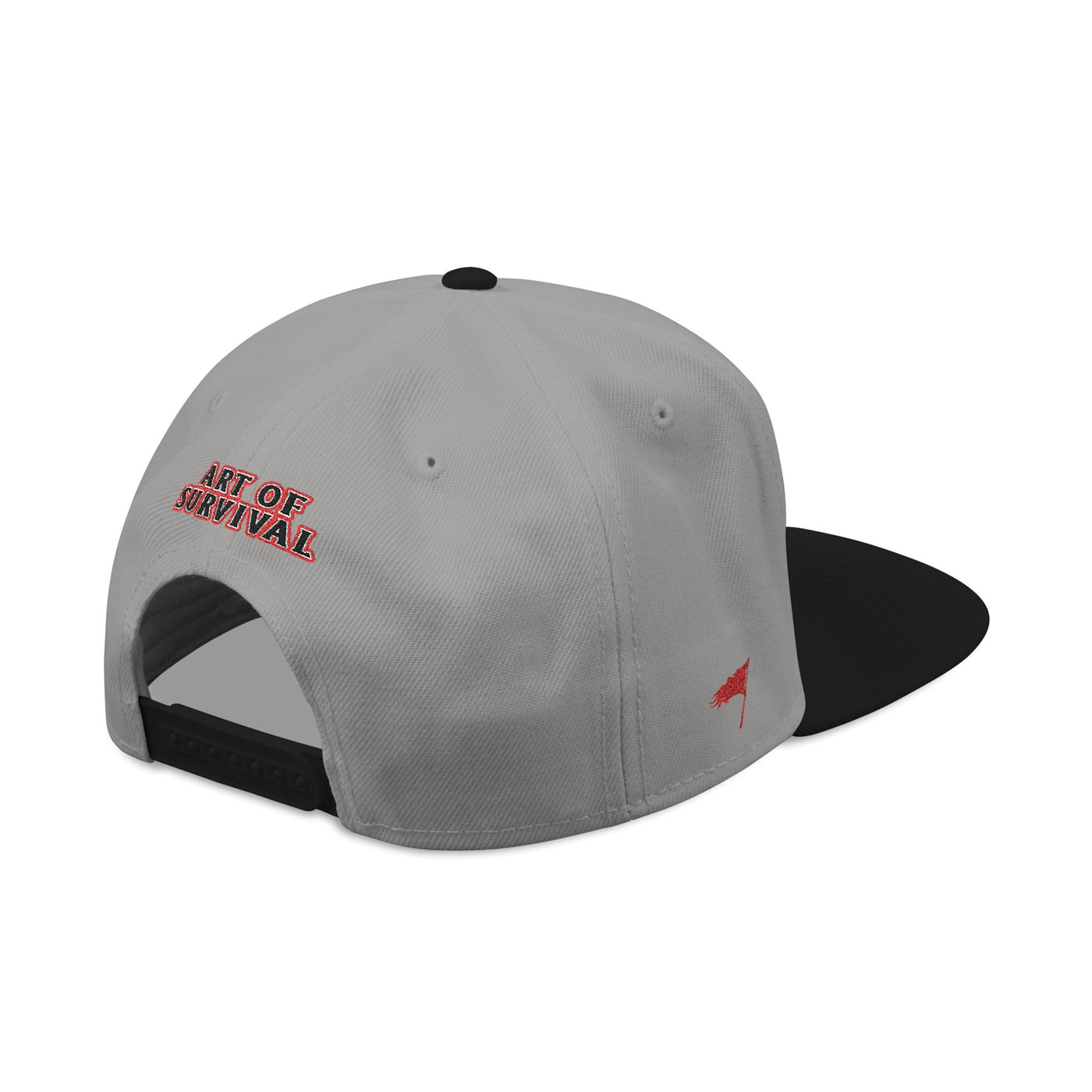 Snapback Cap - Art of Survival Ninja man Logo Embroidery Hat - Martial Arts Fitness Longevity Apparel