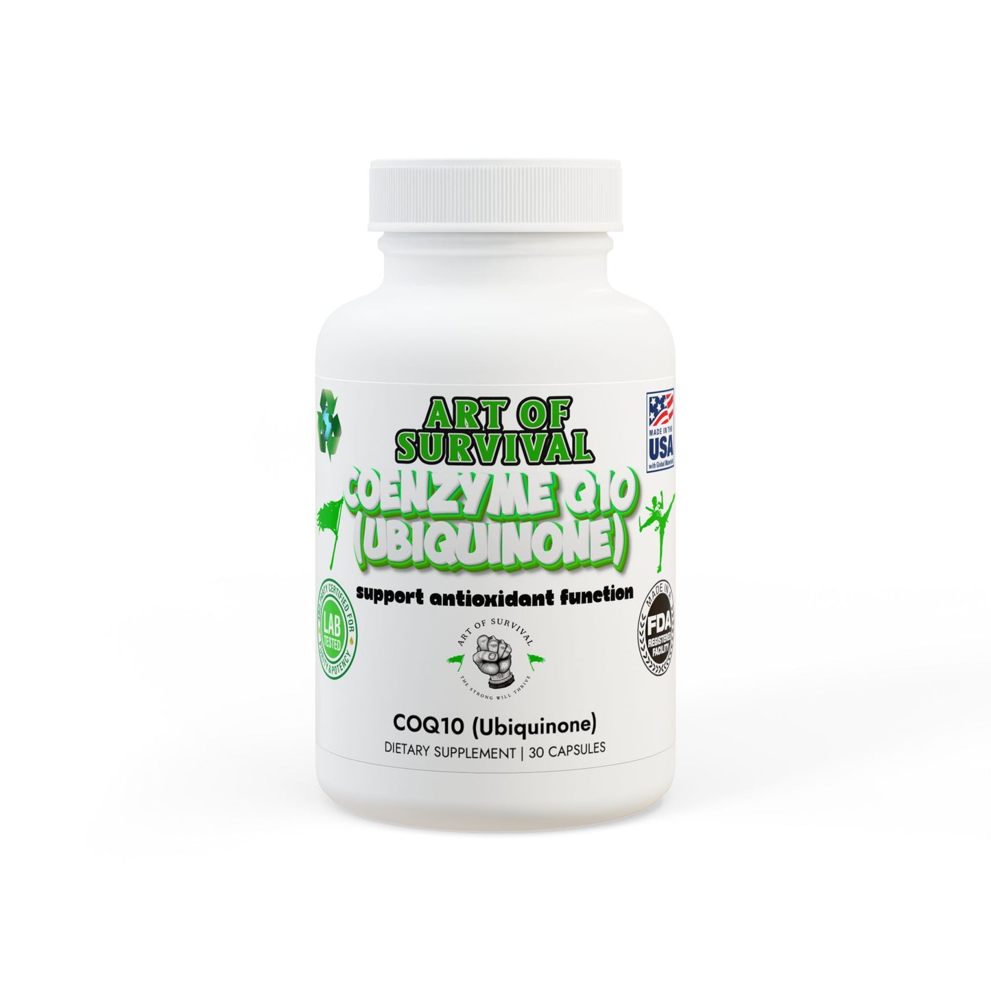 CoQ10 (Ubiquinone) Supplement (30 Capsules)