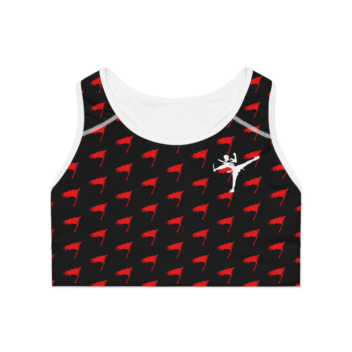 The Art of Survival - Flag (Over All) Logo - Fitness - Sports Bra