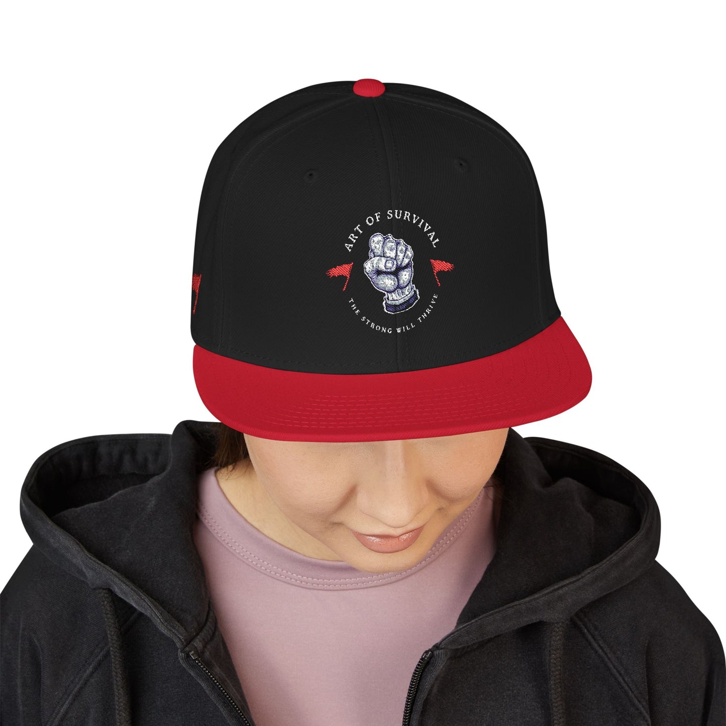Snapback Cap - The Art of Survival Martial Arts Logo - Health & Fitness Lifestyle Brand
