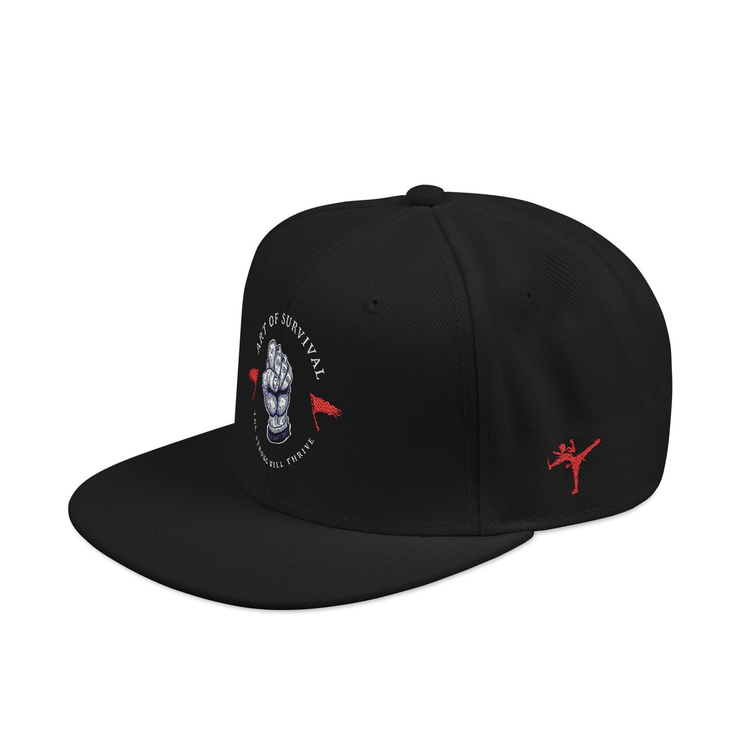 Snapback Cap - The Art of Survival Martial Arts Logo - Health & Fitness Lifestyle Brand