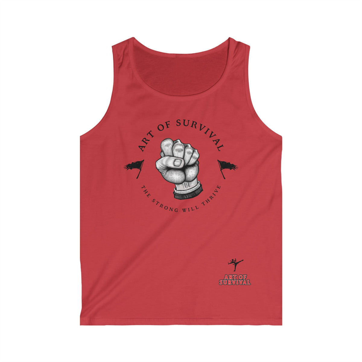 Tank Top - The Art of Survival - Martial Arts - Men's Softstyle - Tank Top