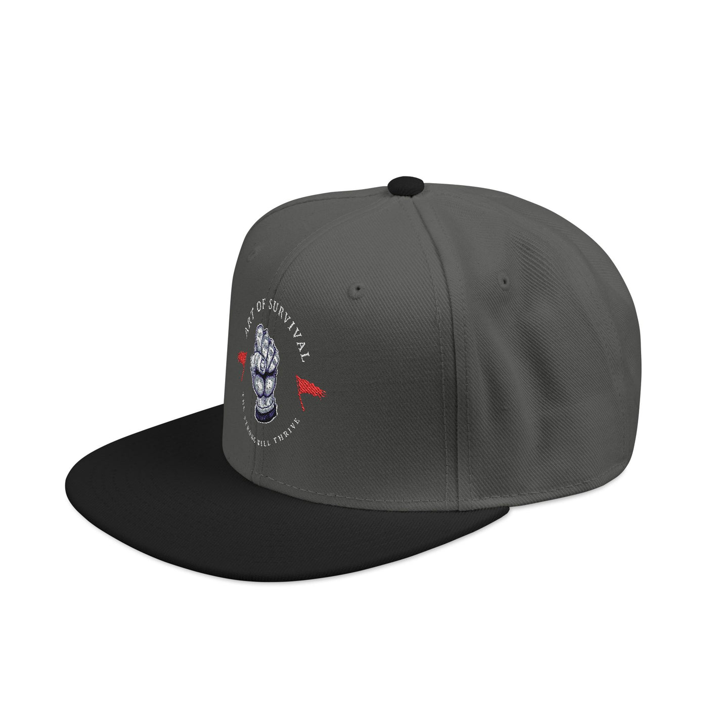 Snapback Cap - The Art of Survival Martial Arts Logo - Health & Fitness Lifestyle Brand