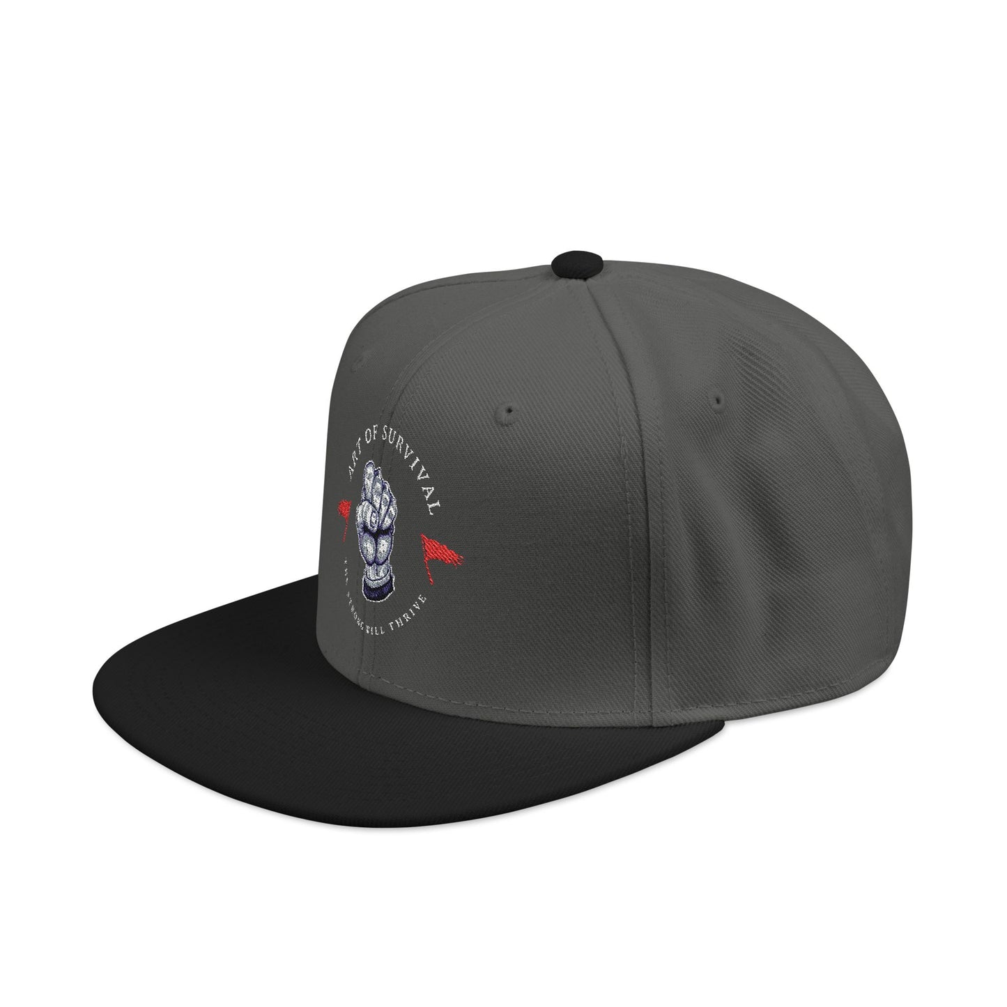 Snapback Cap - The Art of Survival Martial Arts Logo - Health & Fitness Lifestyle Brand