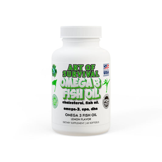 Omega 3 Fish Oil Supplement (60 Softgels)