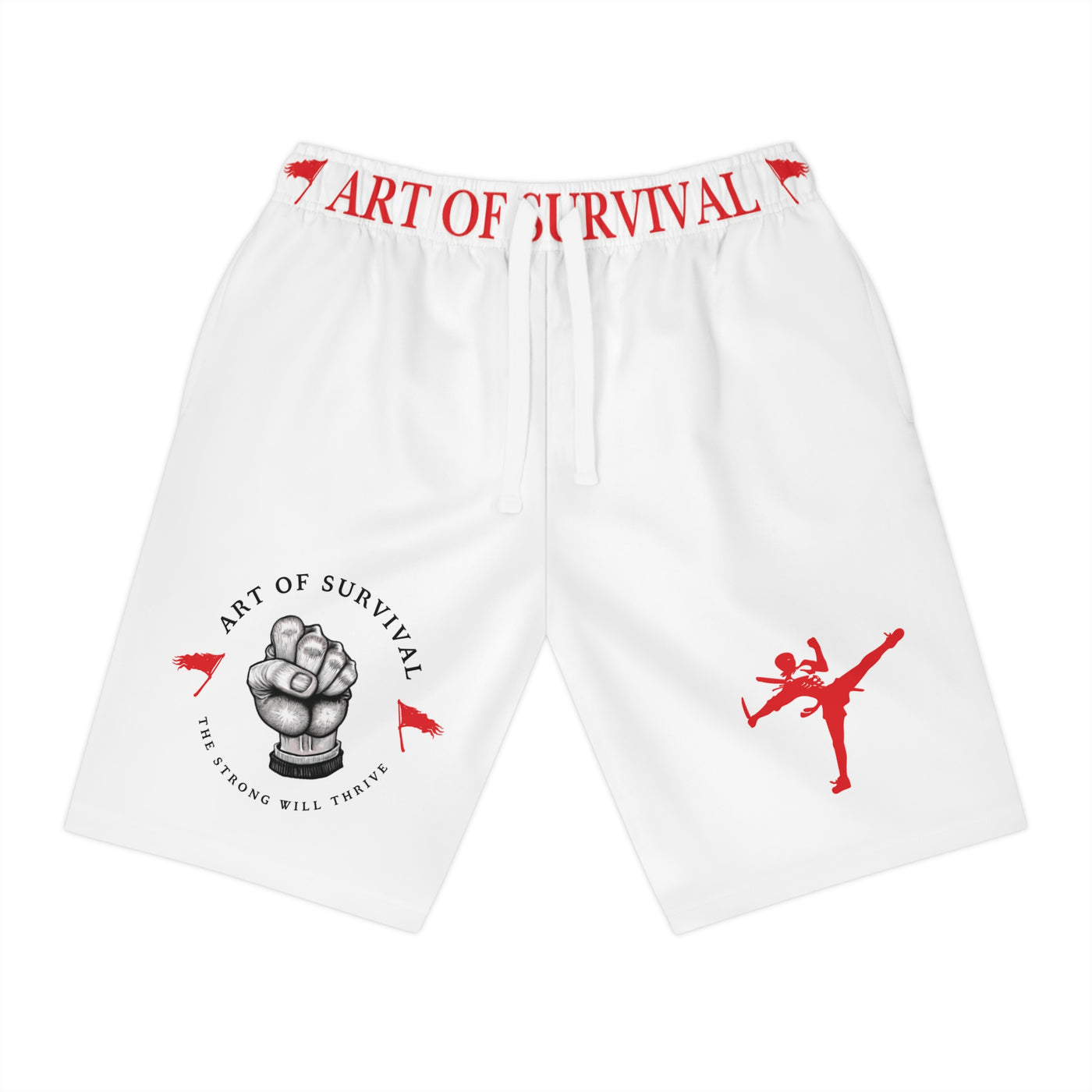 Athletic Shorts - The Art of Survival - Martial Arts and Fitness Lifestyle Brand