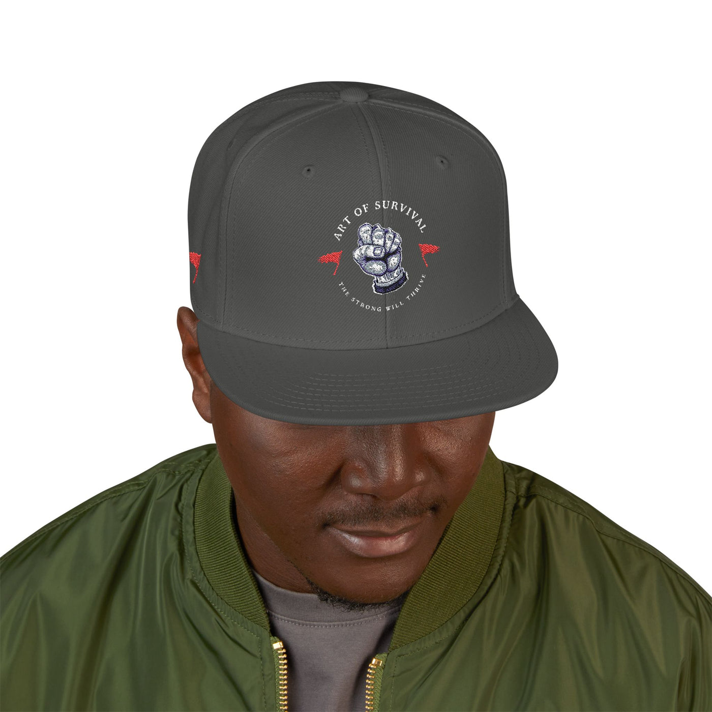 Snapback Cap - The Art of Survival Martial Arts Logo - Health & Fitness Lifestyle Brand
