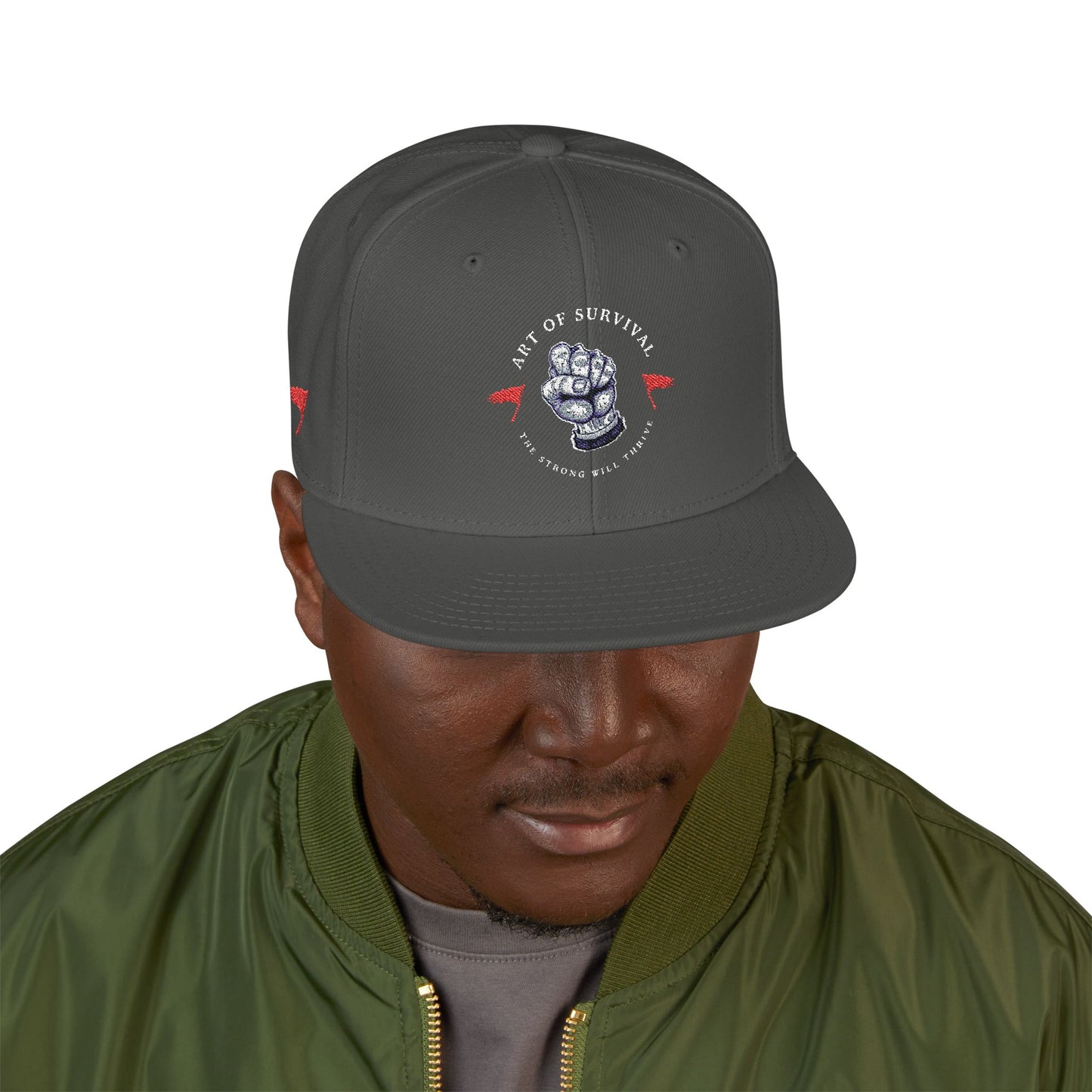 Snapback Cap - The Art of Survival Martial Arts Logo - Health & Fitness Lifestyle Brand